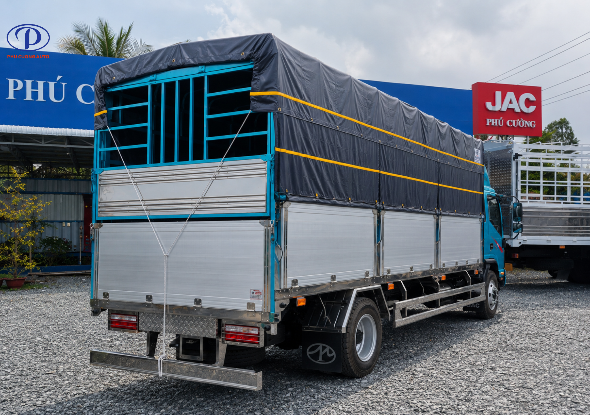 Thùng bạt bửng nhôm 7 m JAC N900 Plus E5