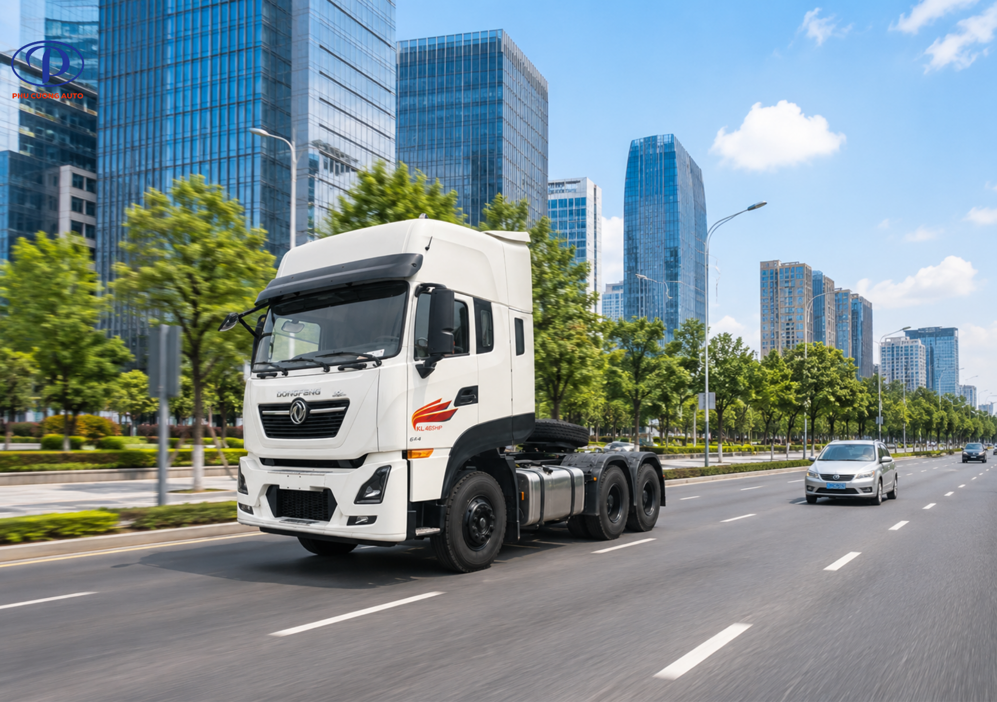 Khung gầm xe đầu kéo Dongfeng KL465