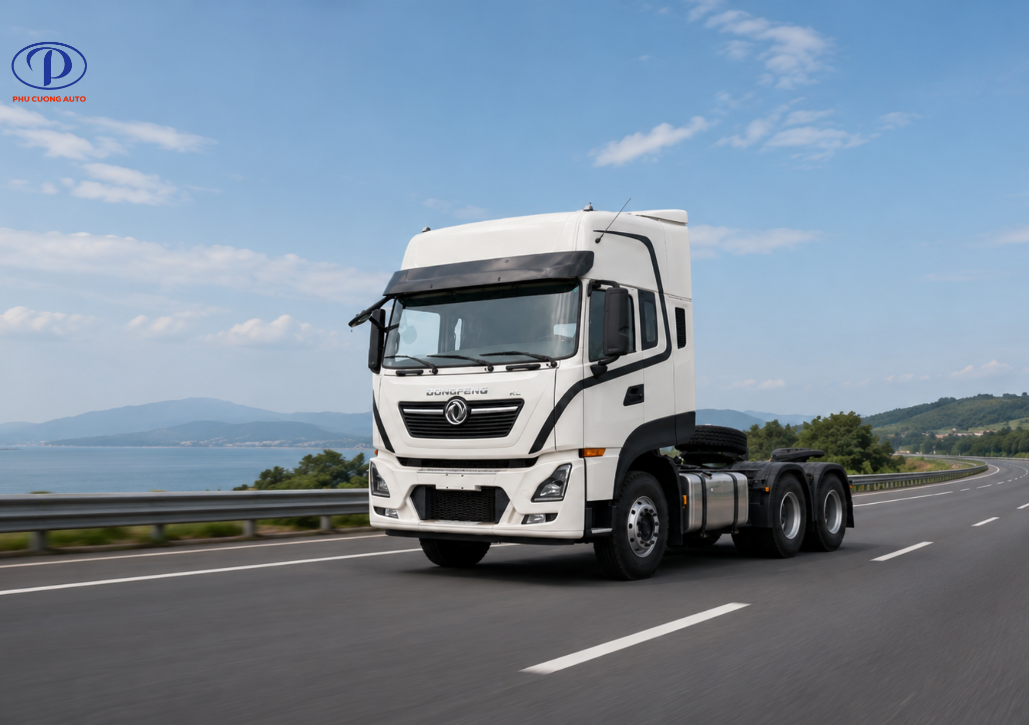 Khung gầm xe đầu kéo Dongfeng KL465 cầu dầu