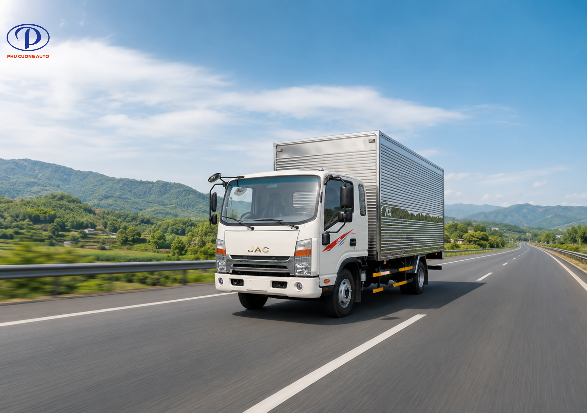 Tải trọng 6.55 tấn xe tải JAC N650E5 thùng kín