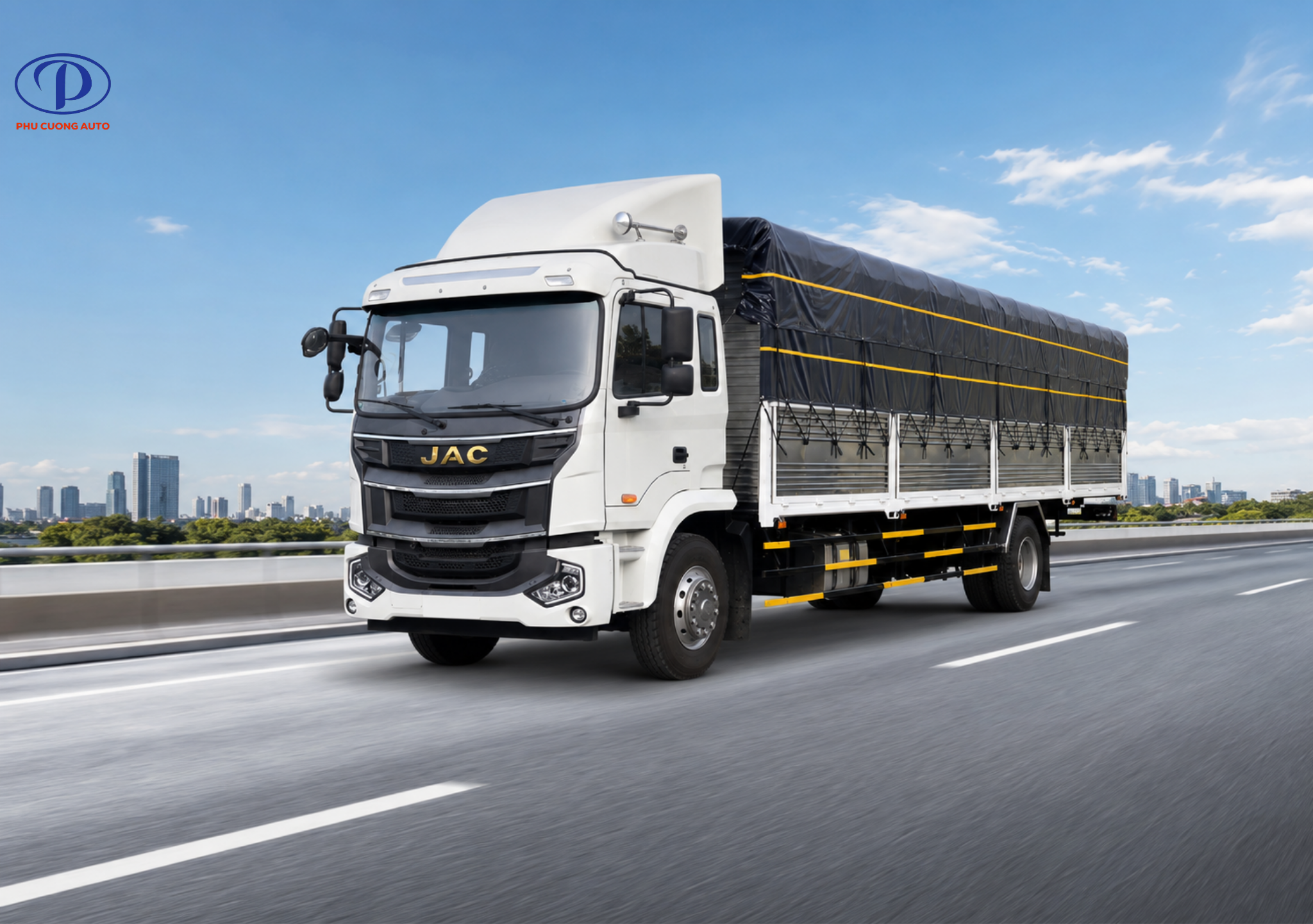 Thiết kế khí động học xe tải JAC A5 8.4 tấn