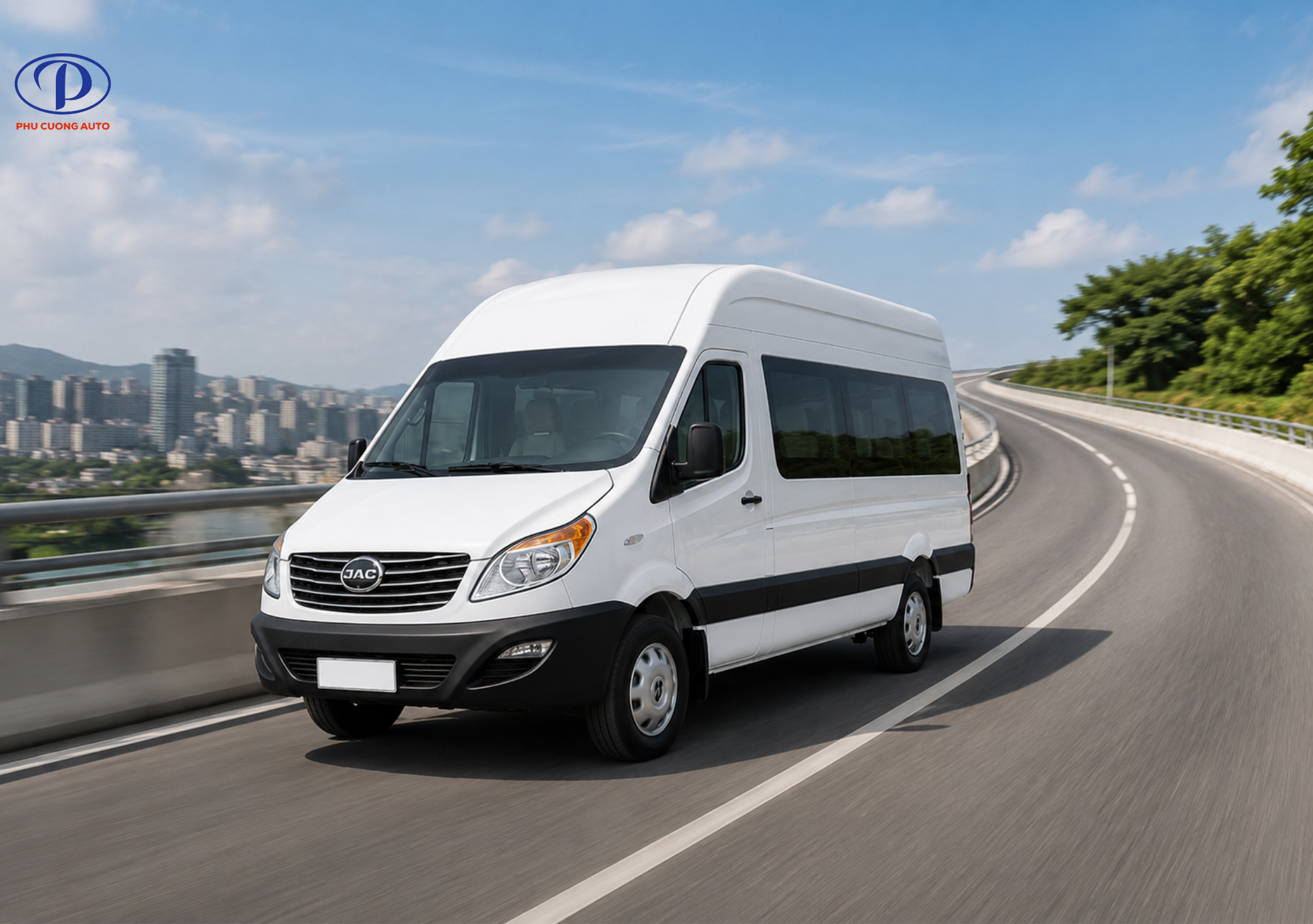 Ngoại thất JAC Sunray Minibus 16 chỗ