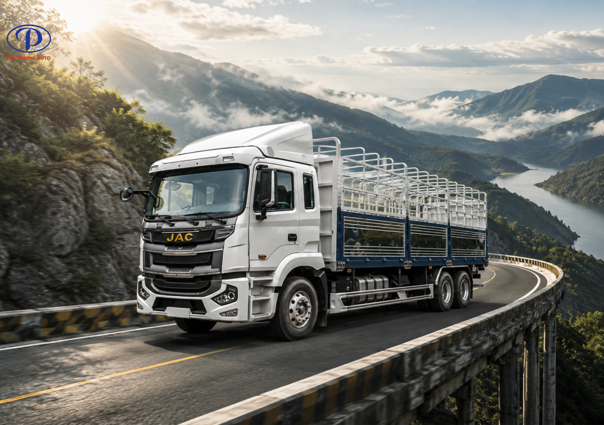 Thiết kế giảm sức gió xe tải JAC A5 3 chân