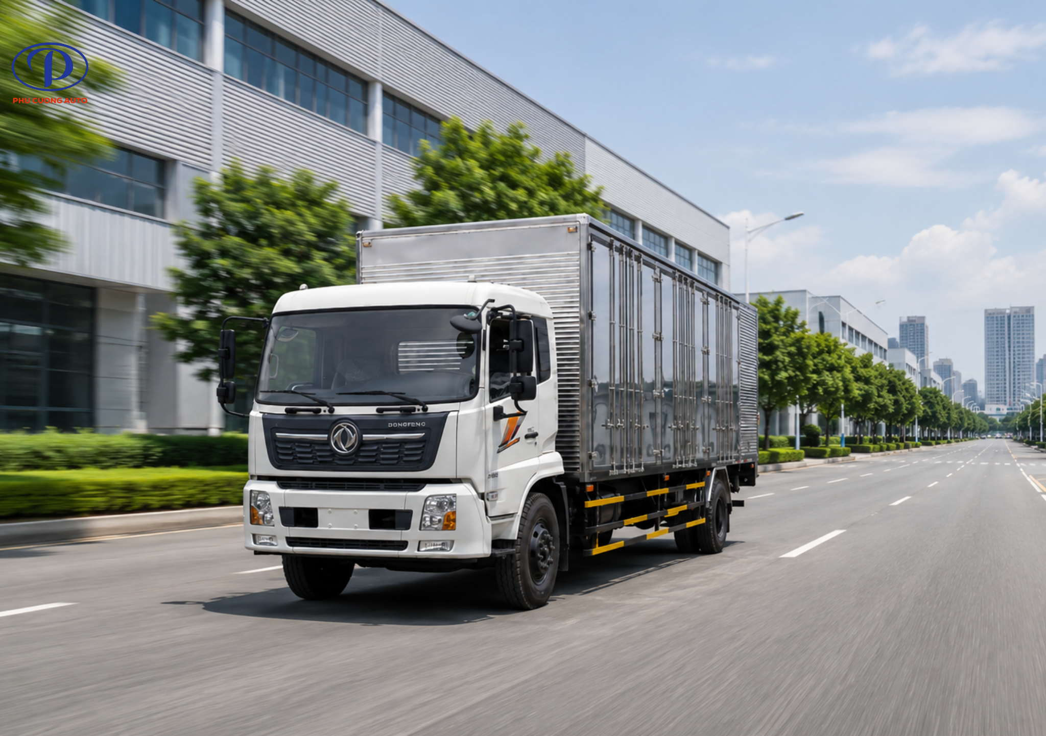 Khung gầm xe tải Dongfeng B180 thùng kín