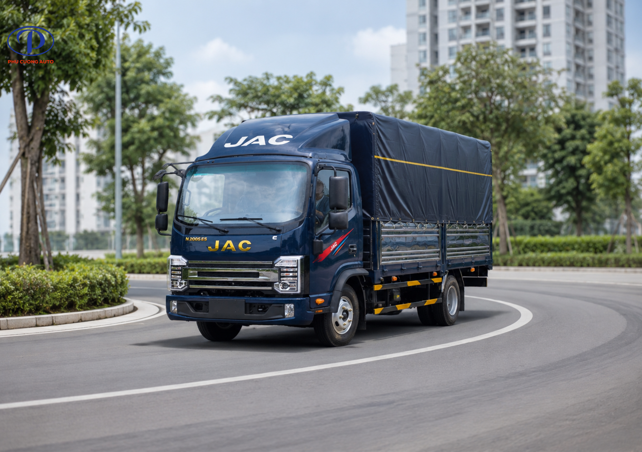 Vô lăng trợ lực xe tải JAC N200S Pro E5