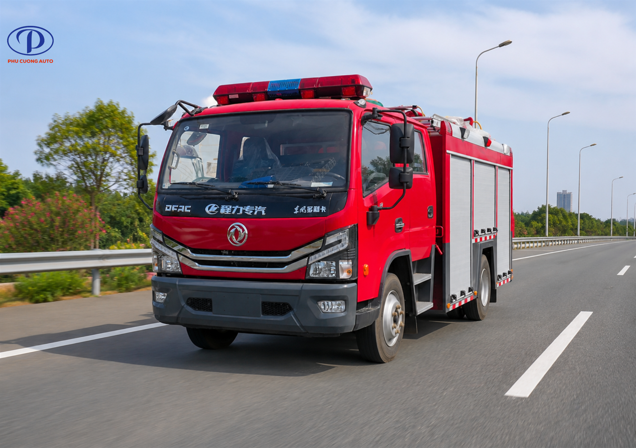 Xe chữa cháy Dongfeng 4 khối