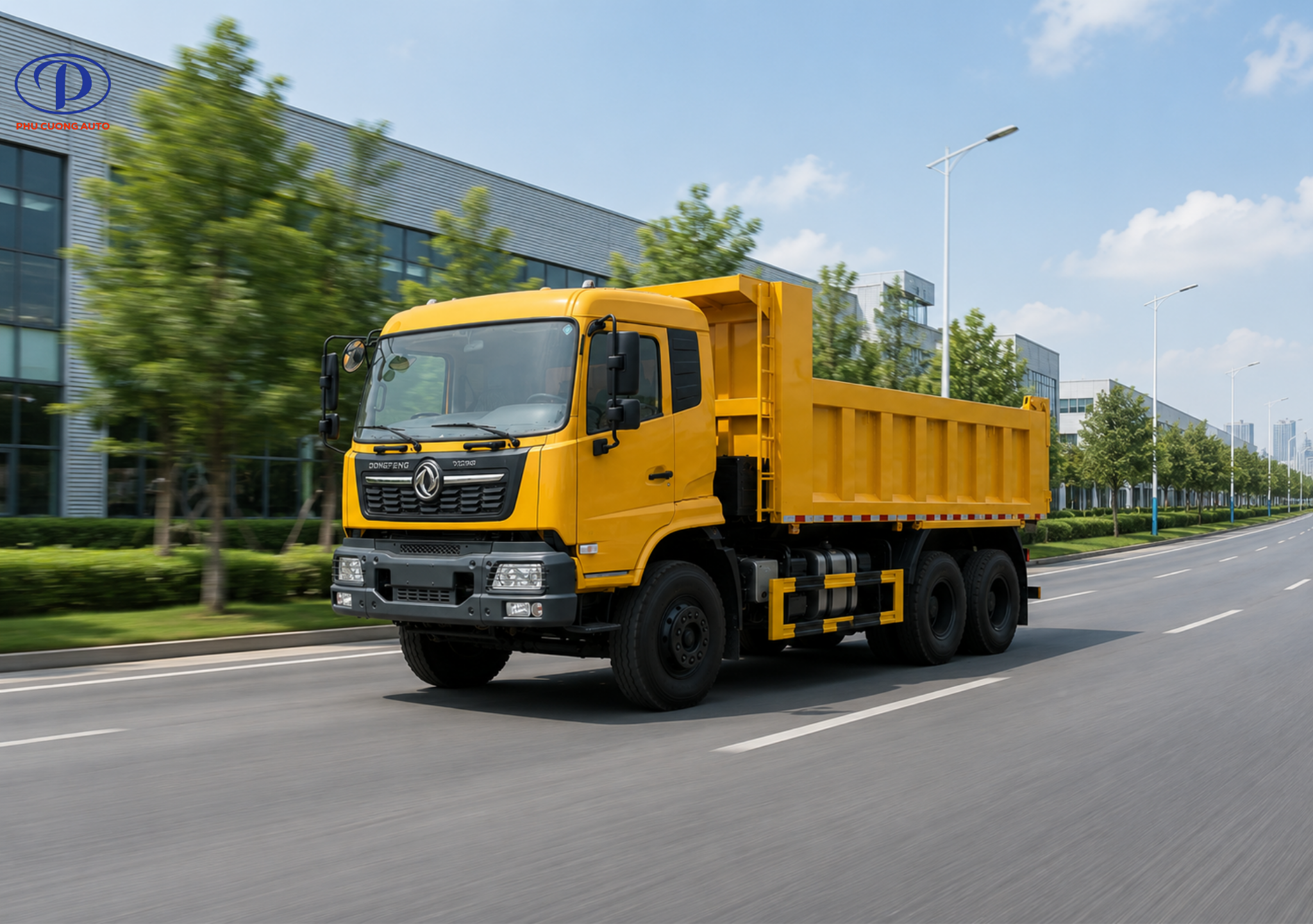Khung gầm xe ben Dongfeng YC290