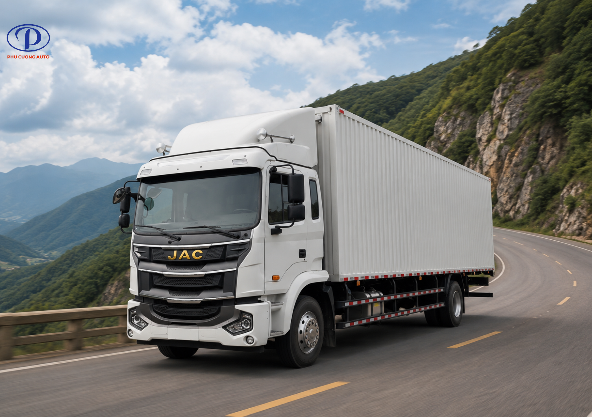 Vận hành xe tải JAC A5 thùng container