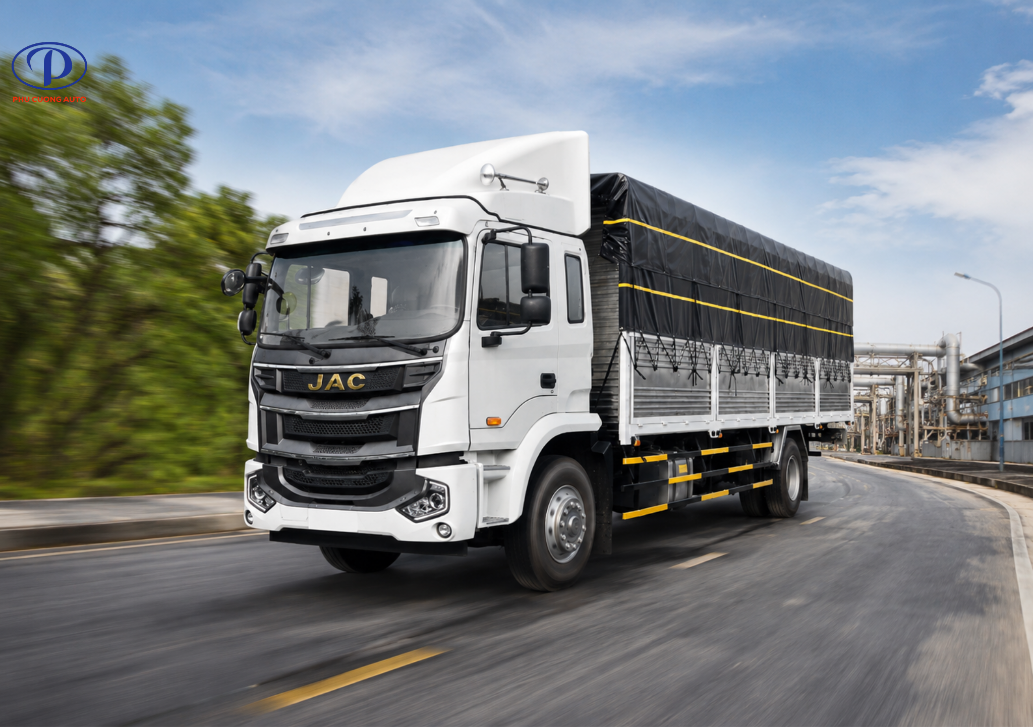 Thiết kế giảm sức gió xe tải JAC A5 7.6 tấn