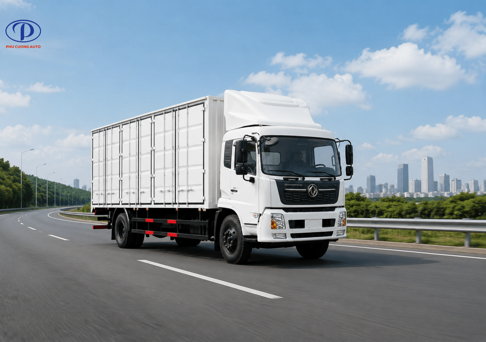 Khung gầm xe tải Dongfeng B180 thùng kín