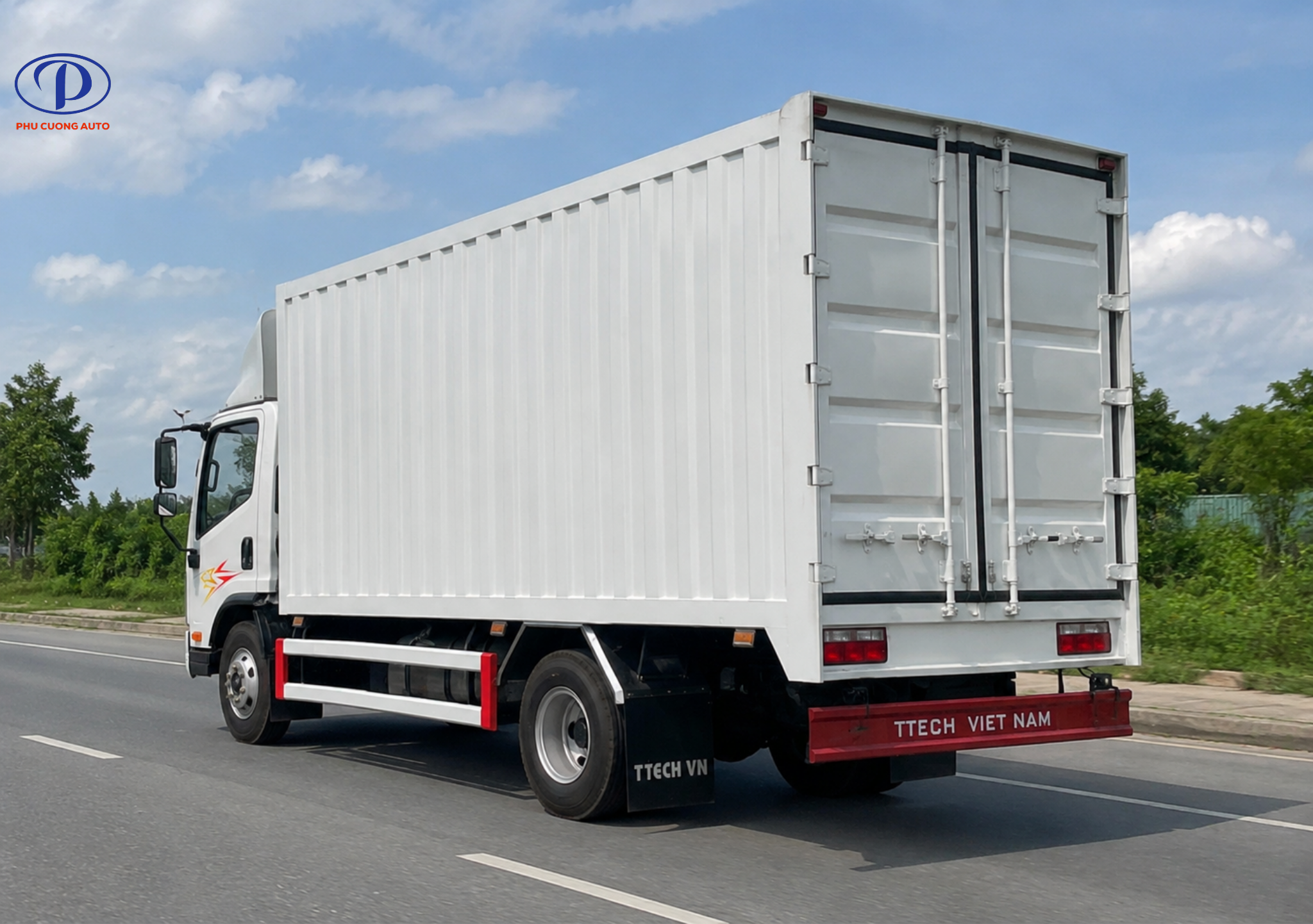 Kích thước lòng thùng xe tải FAW Tiger 6.2m