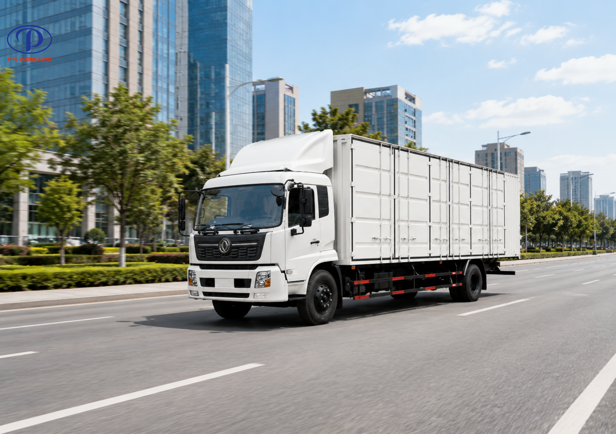 Khung gầm xe tải dongfeng b180 thùng container