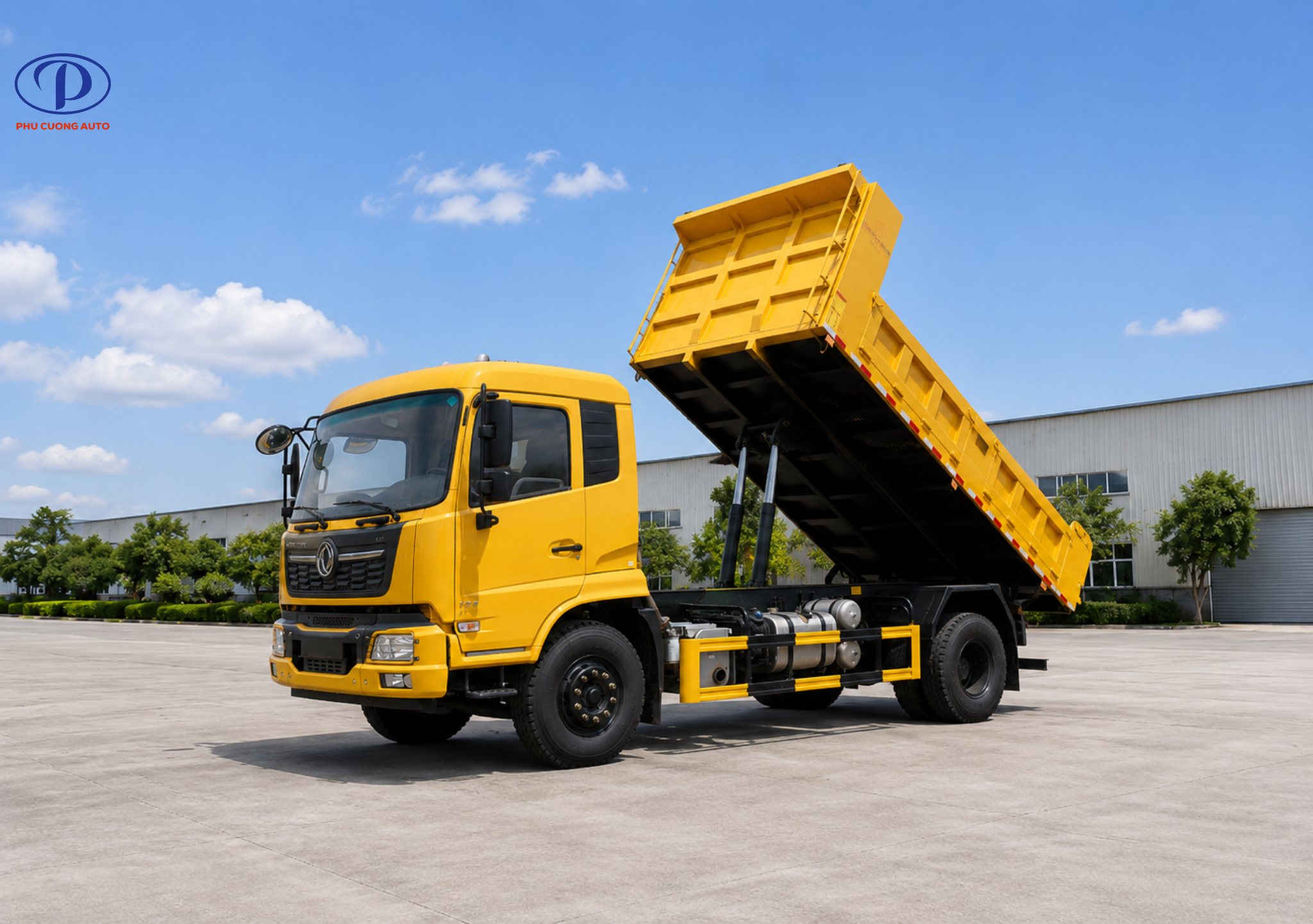 Thùng ben xe tải Dongfeng YC180