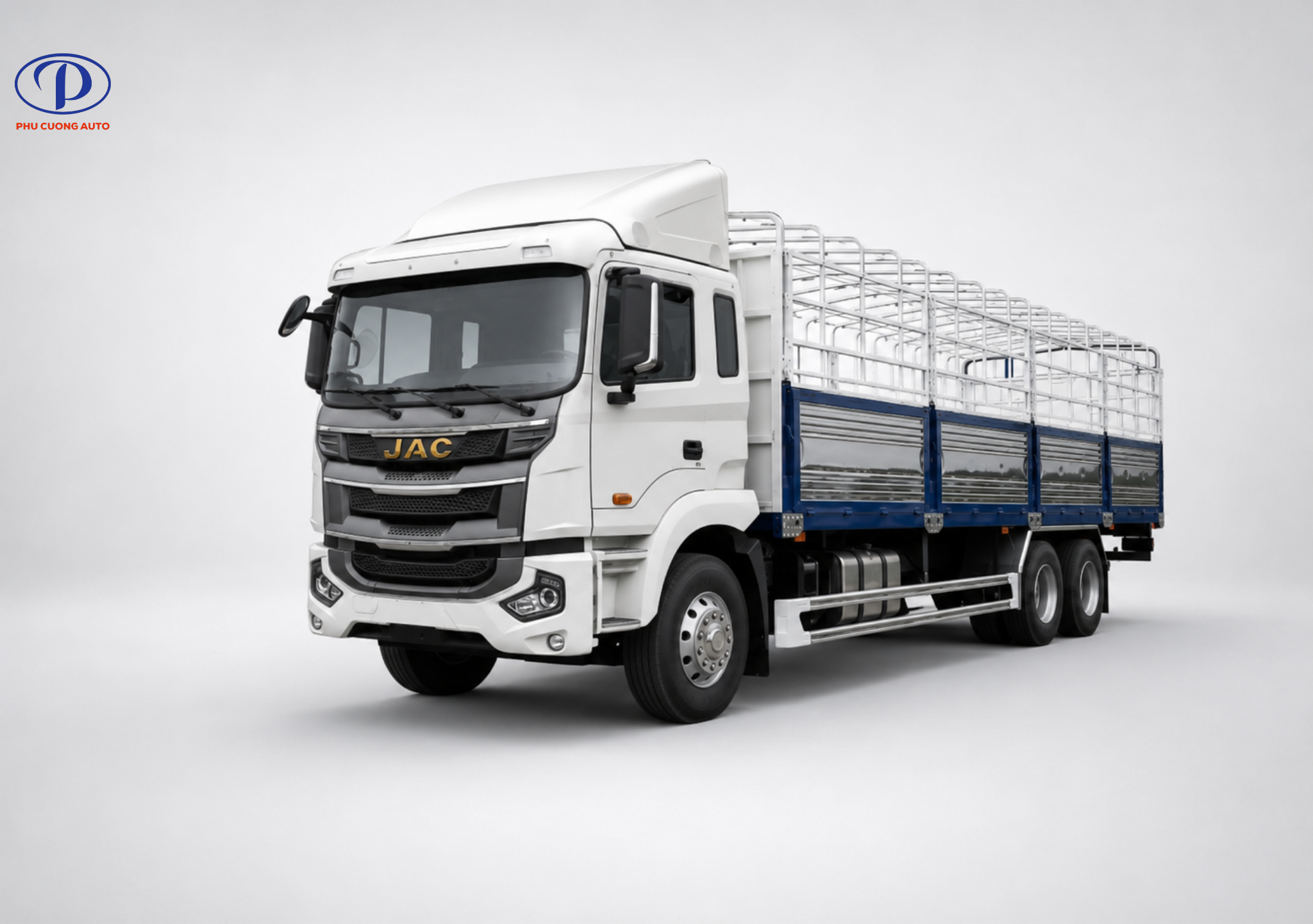 Xe tải JAC A5 3 chân là mẫu xe tải nặng nhập khẩu nguyên chiếc.