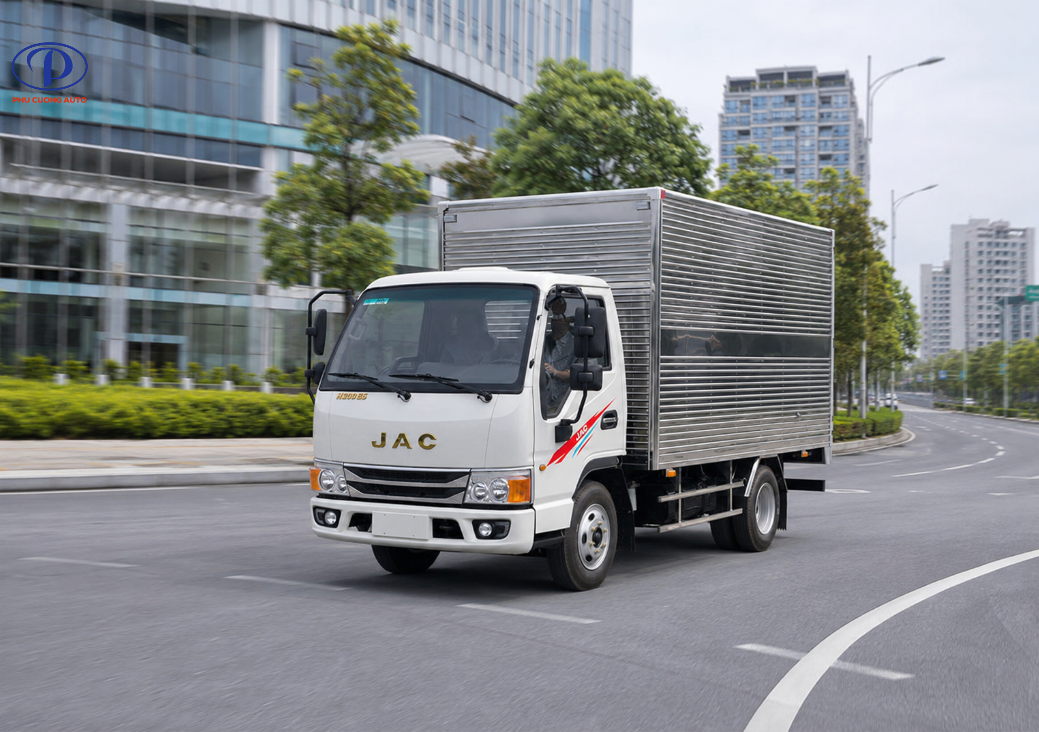 Khả năng luồn lách xe tải JAC H200E5 thùng kín