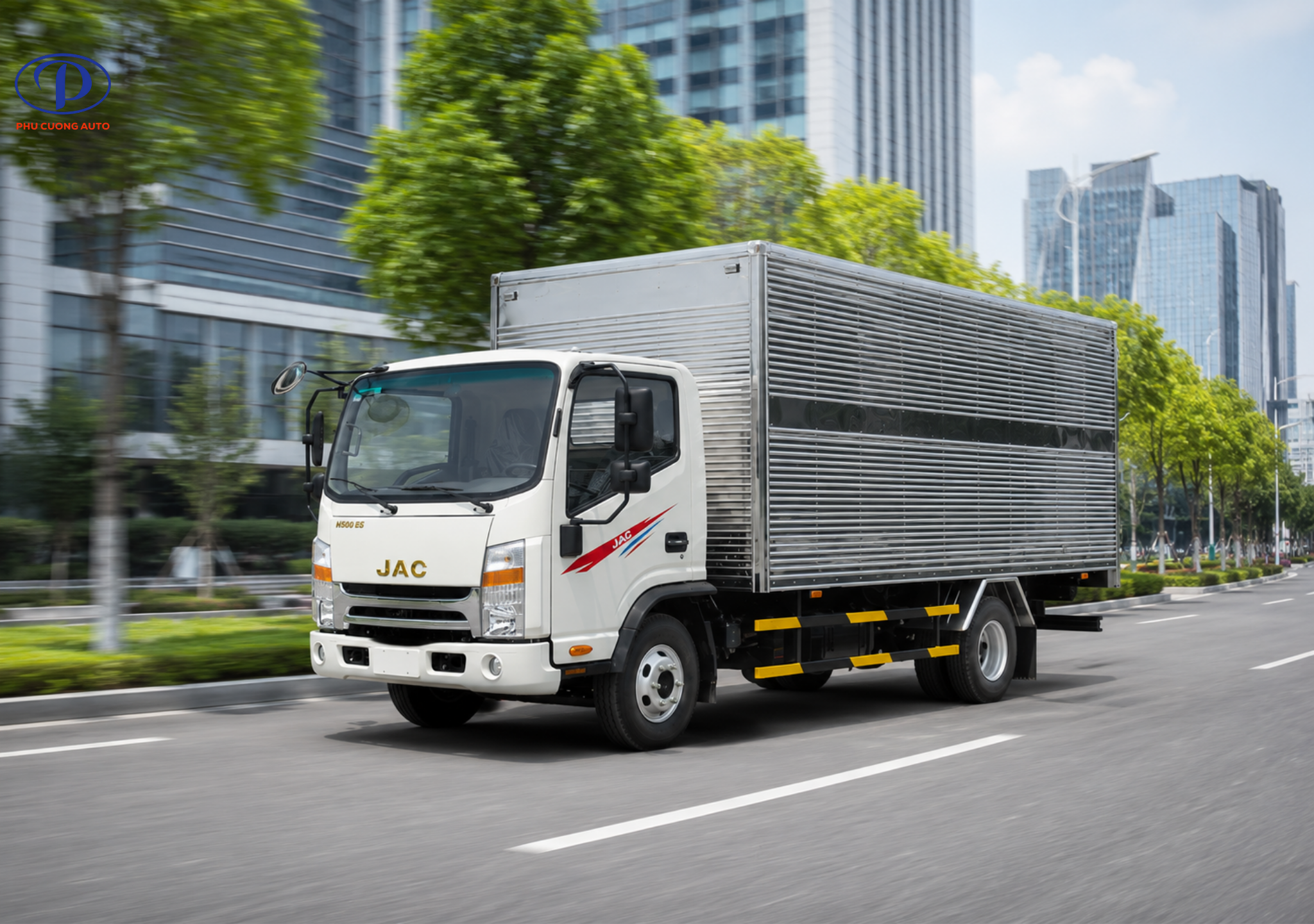 Vận hành xe tải JAC N500E5 thùng kín