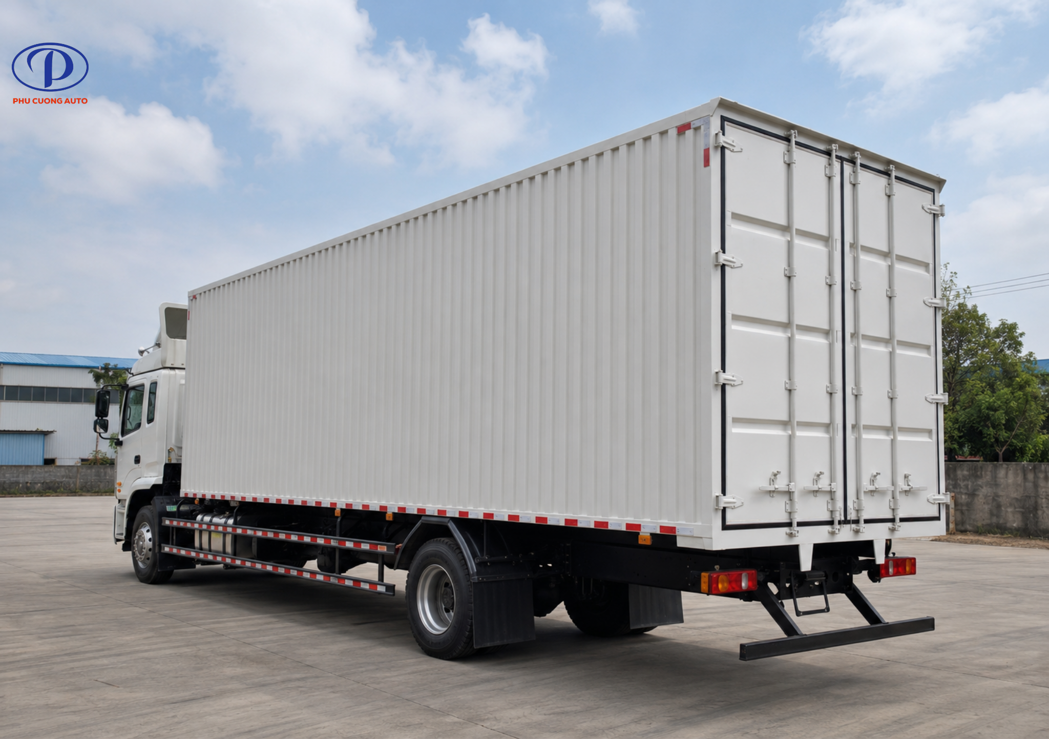 Thùng container 10 mét xe tải JAC A5