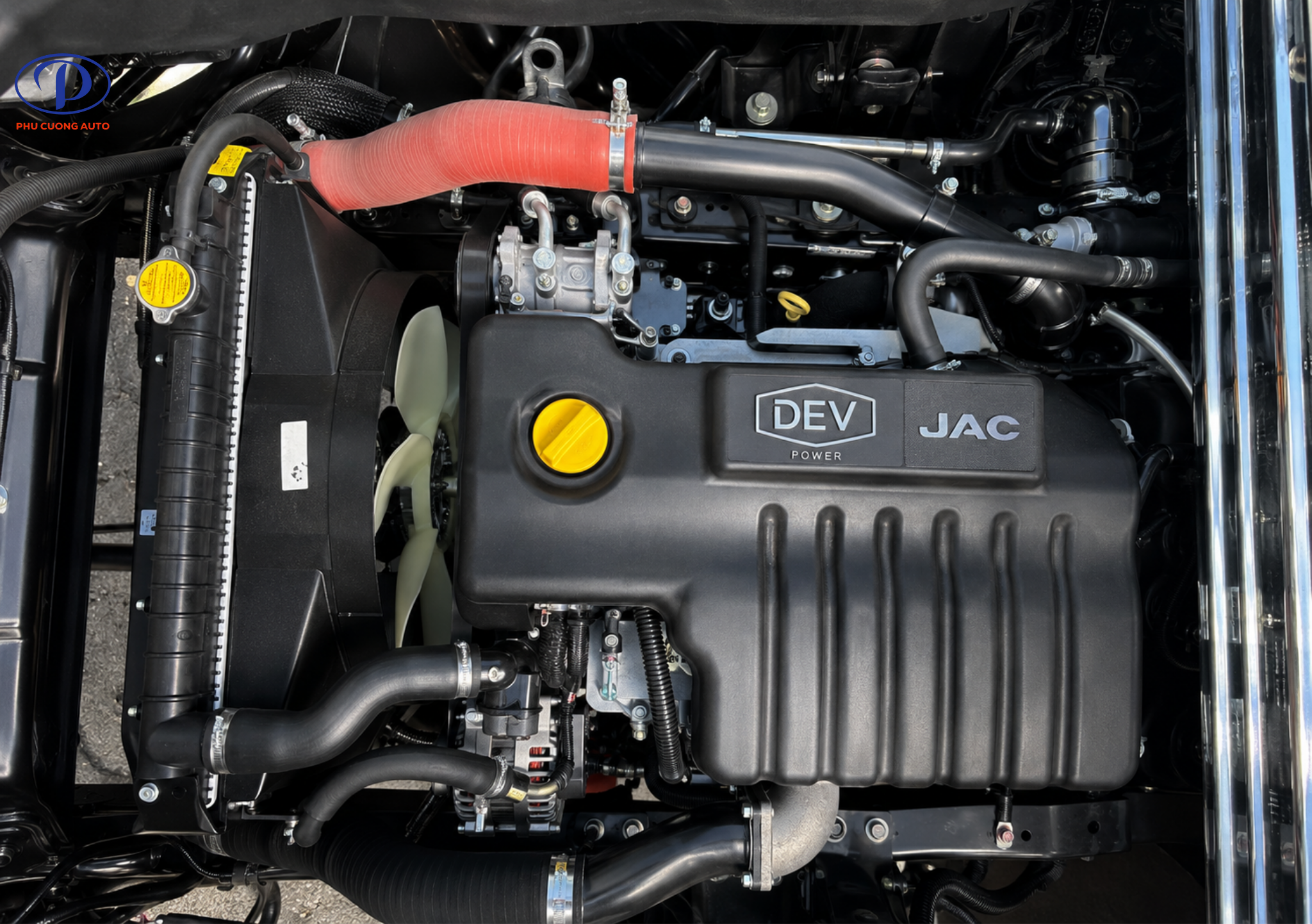 Động cơ xe tải JAC N350PLUS E5 thùng bạt