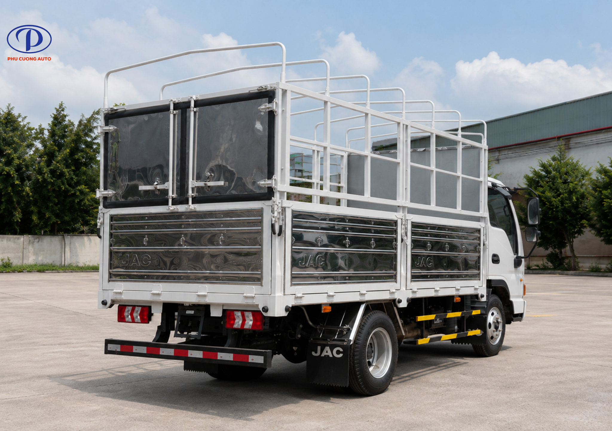 Thùng bạt 3.8m xe tải JAC H200E5