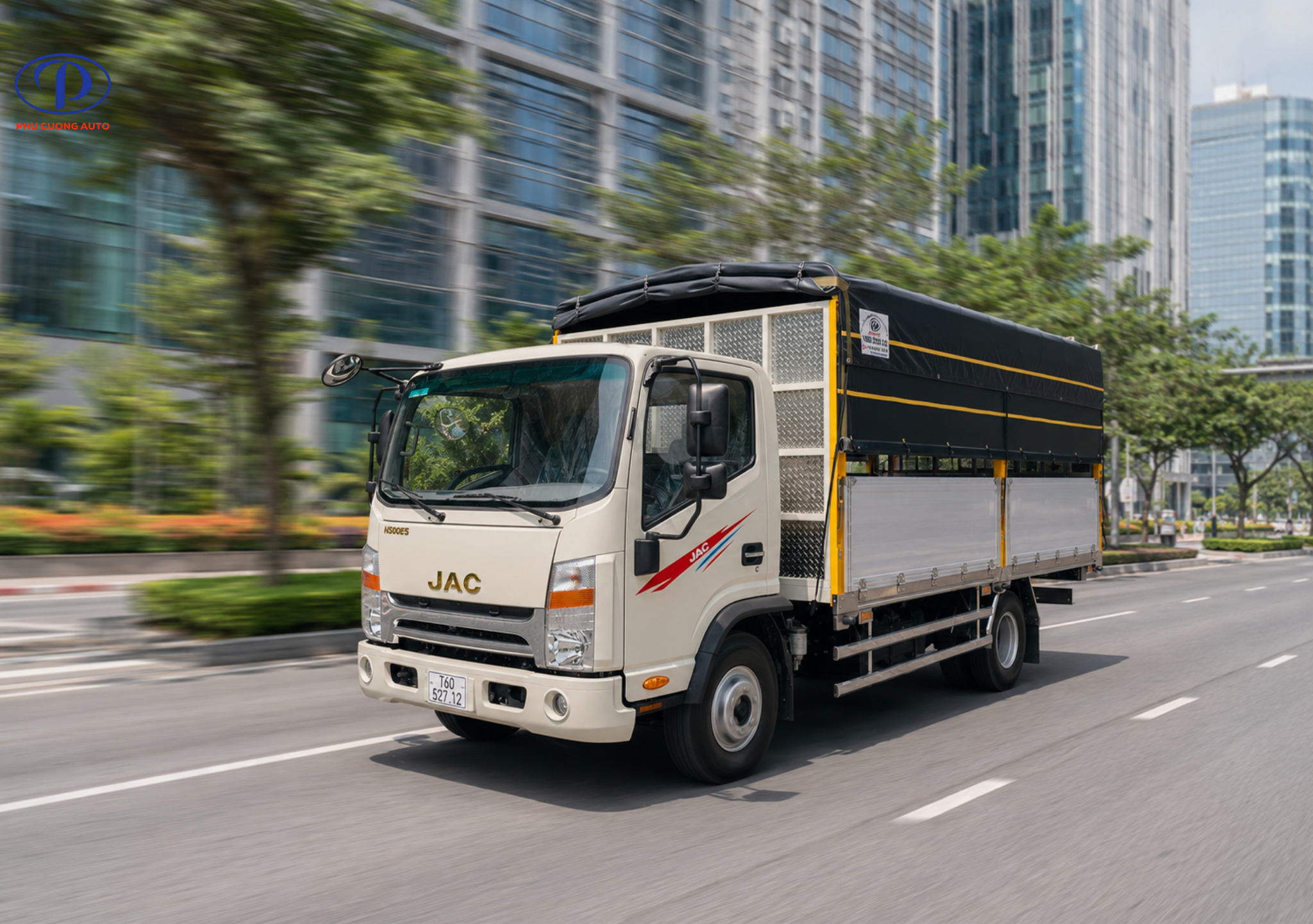 Khung gầm xe tải JAC N500E5 bạt nhôm