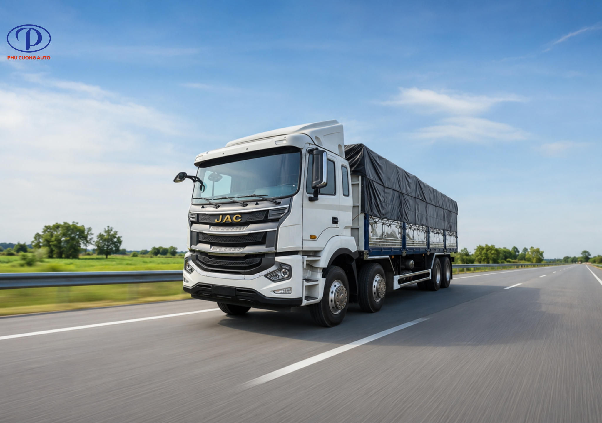 Sơn tĩnh điện xe tải JAC A5 4 chân