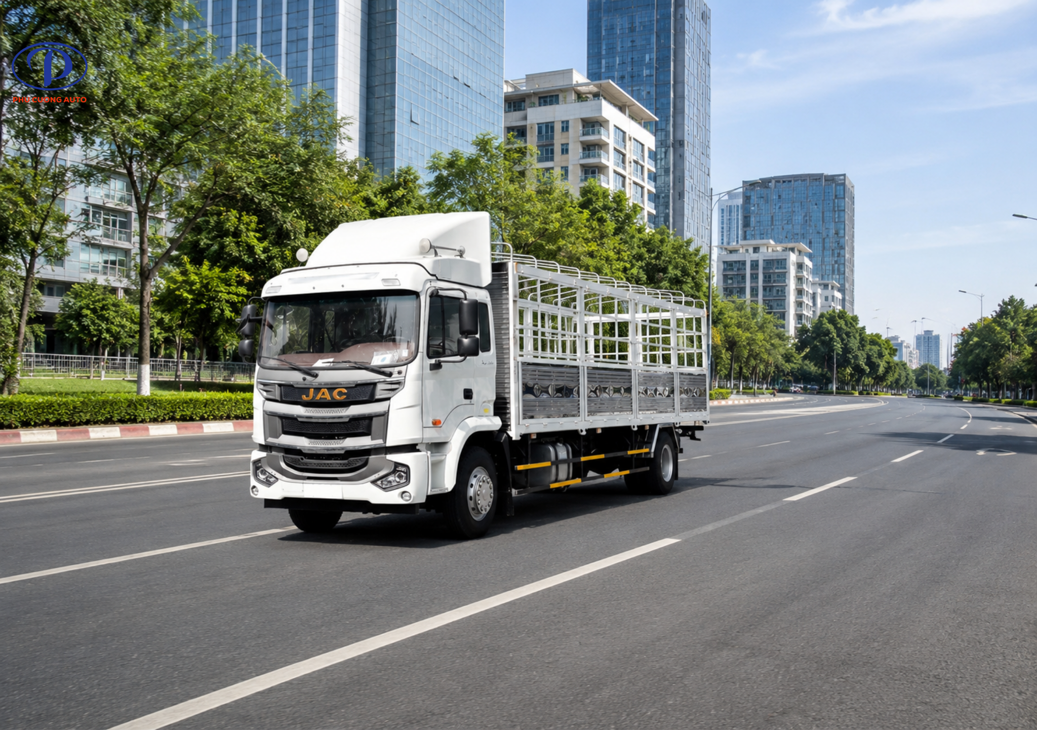 Thiết kế khí động học xe tải JAC A5 9.1 tấn