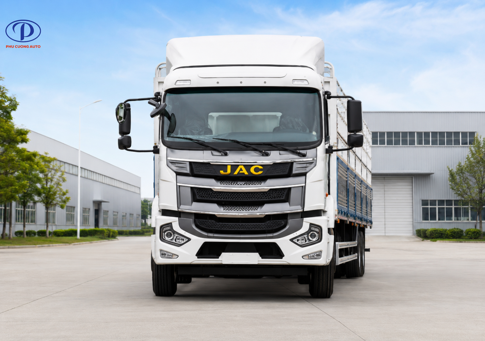Tải trọng 13.9 tấn xe tải JAC A5 3 chân