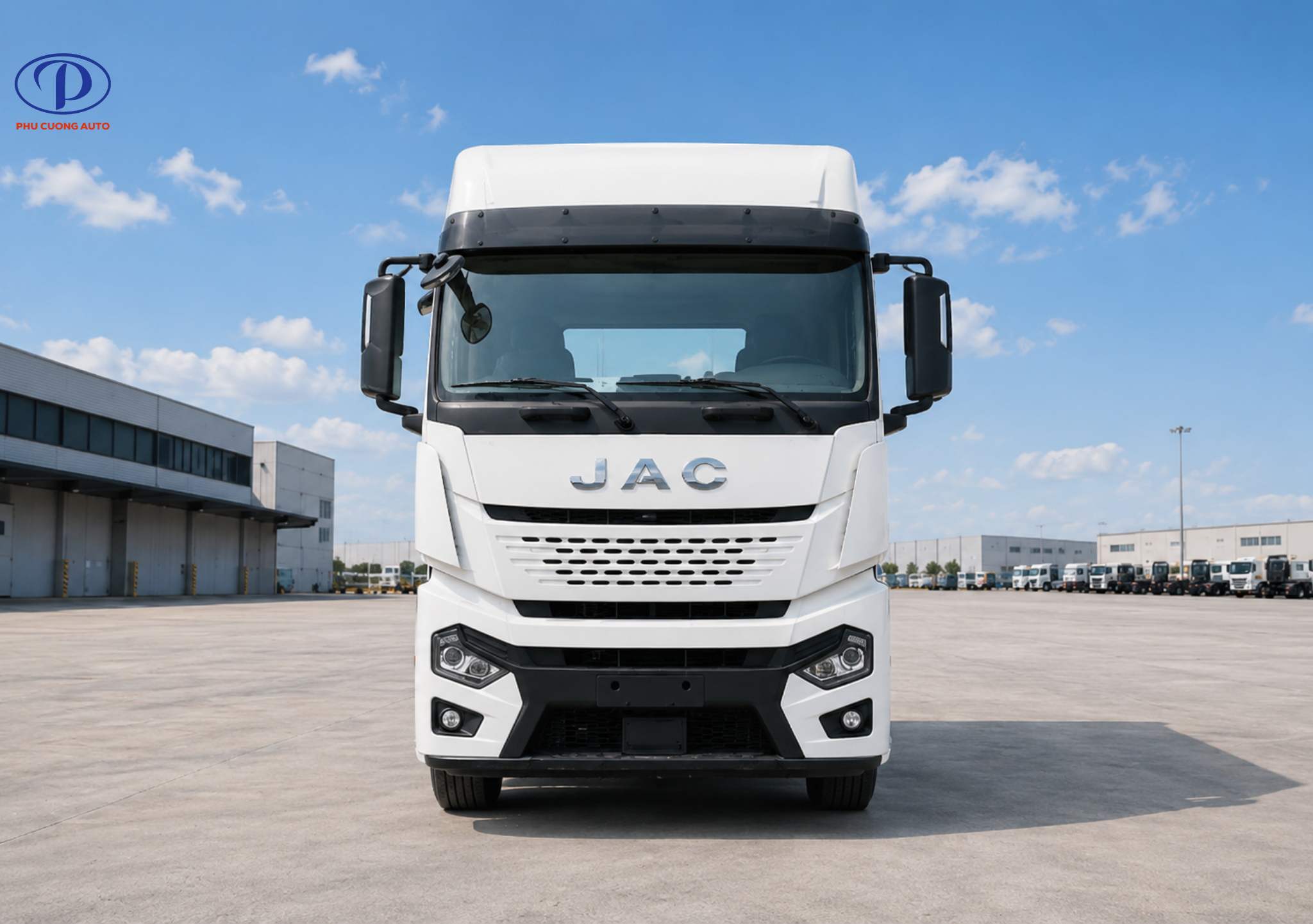 Sức kéo 38 tấn xe đầu kéo JAC Q7