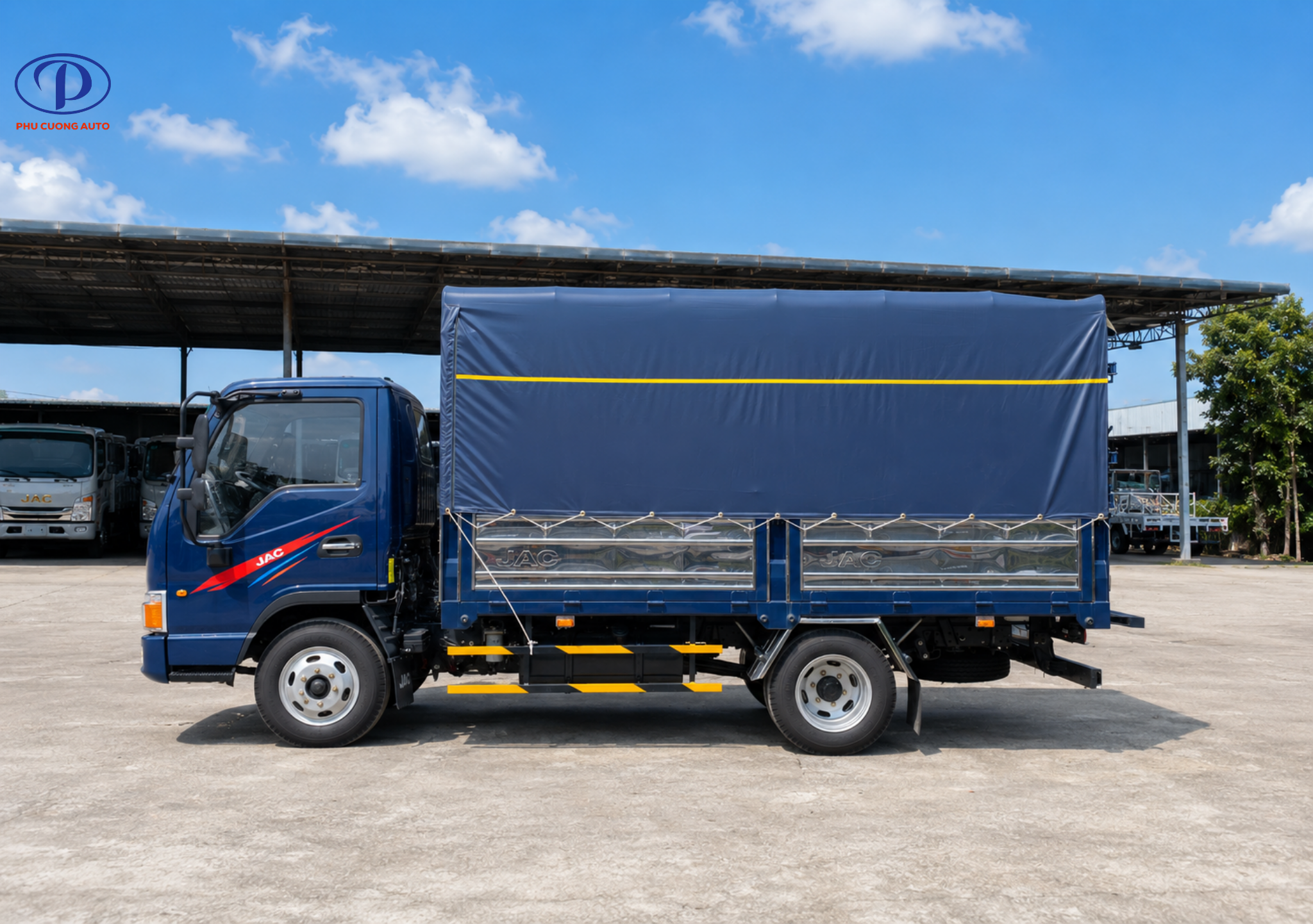 Thùng mui bạt 3.82m xe tải JAC H250E5