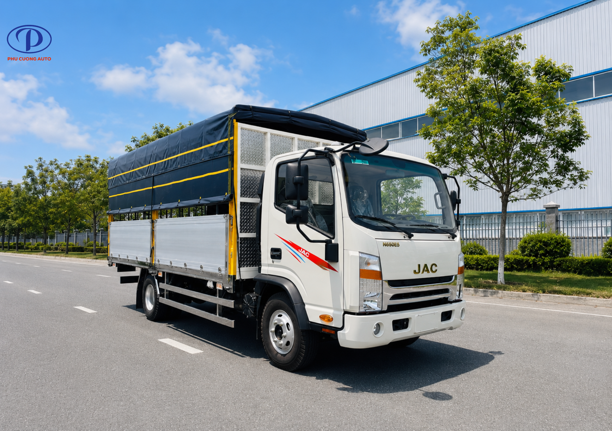 Vận hành xe tải JAC N650E5 bạt nhôm