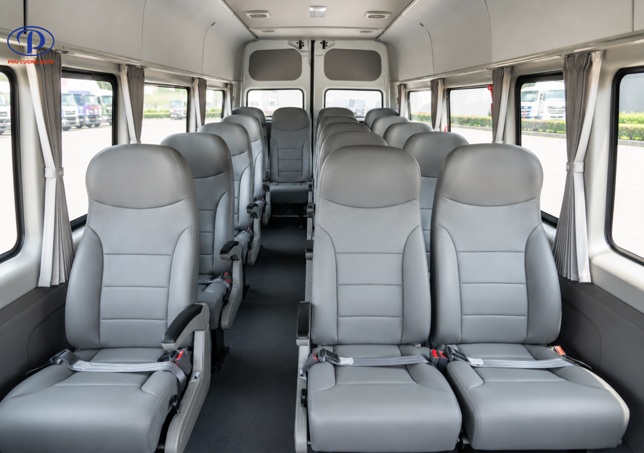 Nội thất JAC Sunray Minibus 16 chỗ