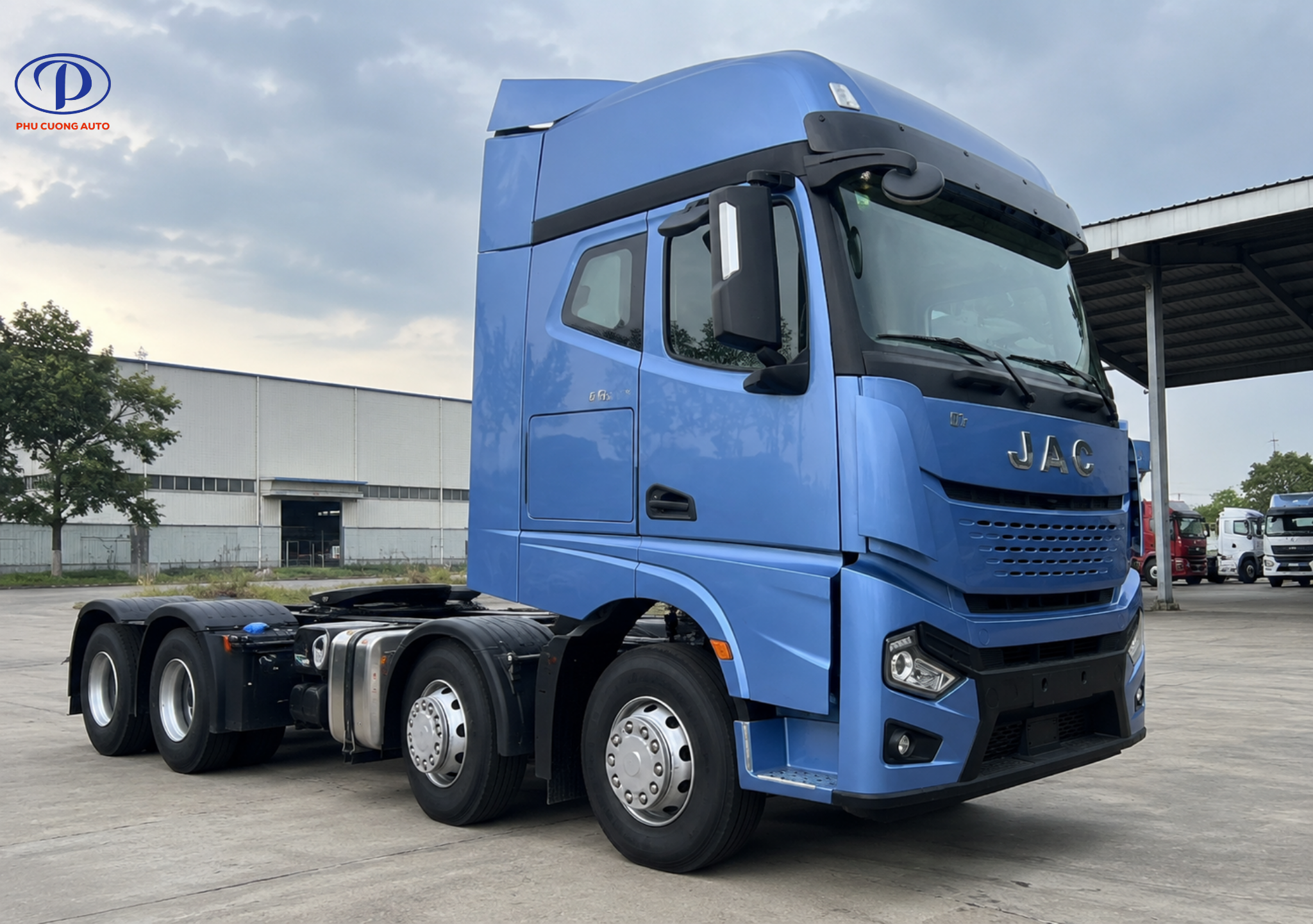 Sức kéo 38 tấn xe đầu kéo JAC Q7