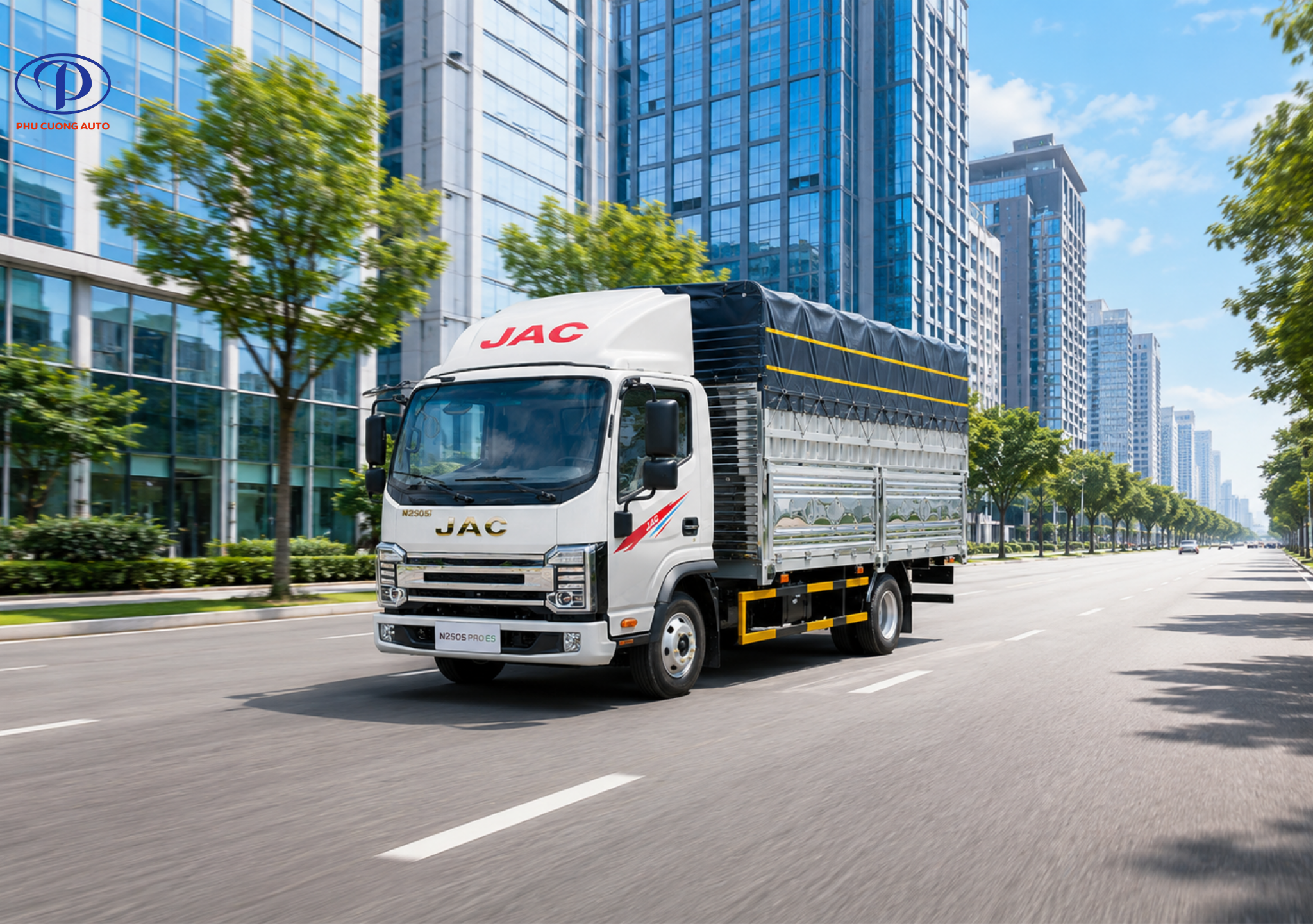 Tải trọng 2.49 tấn xe tải JAC N250S Pro E5