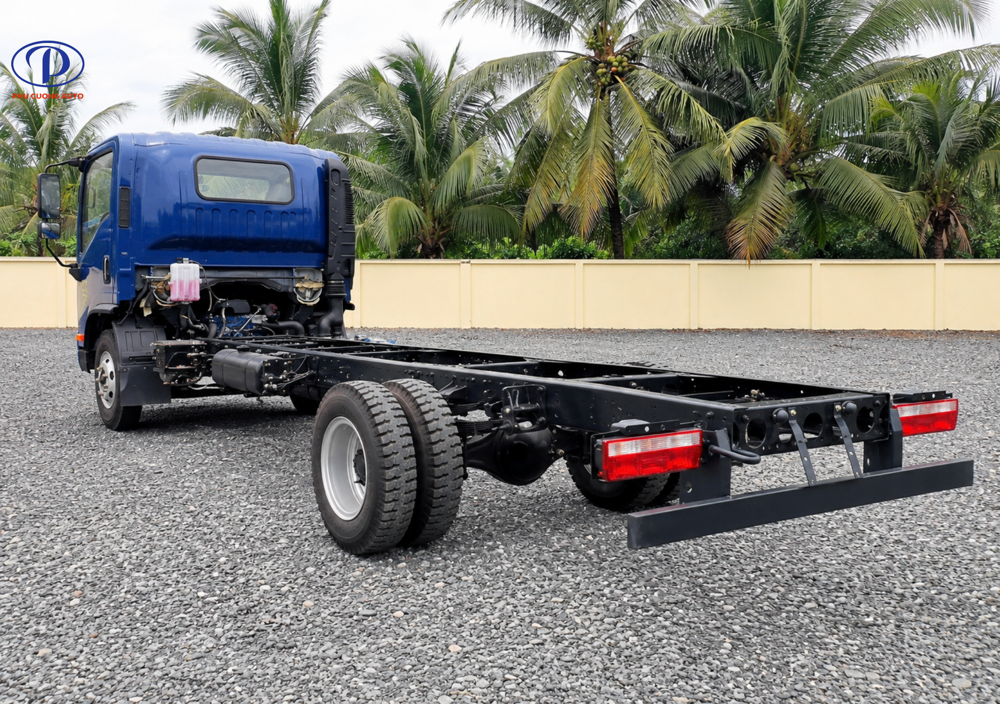 Khung gầm chassis và nhíp lá xe tải FAW Tiger