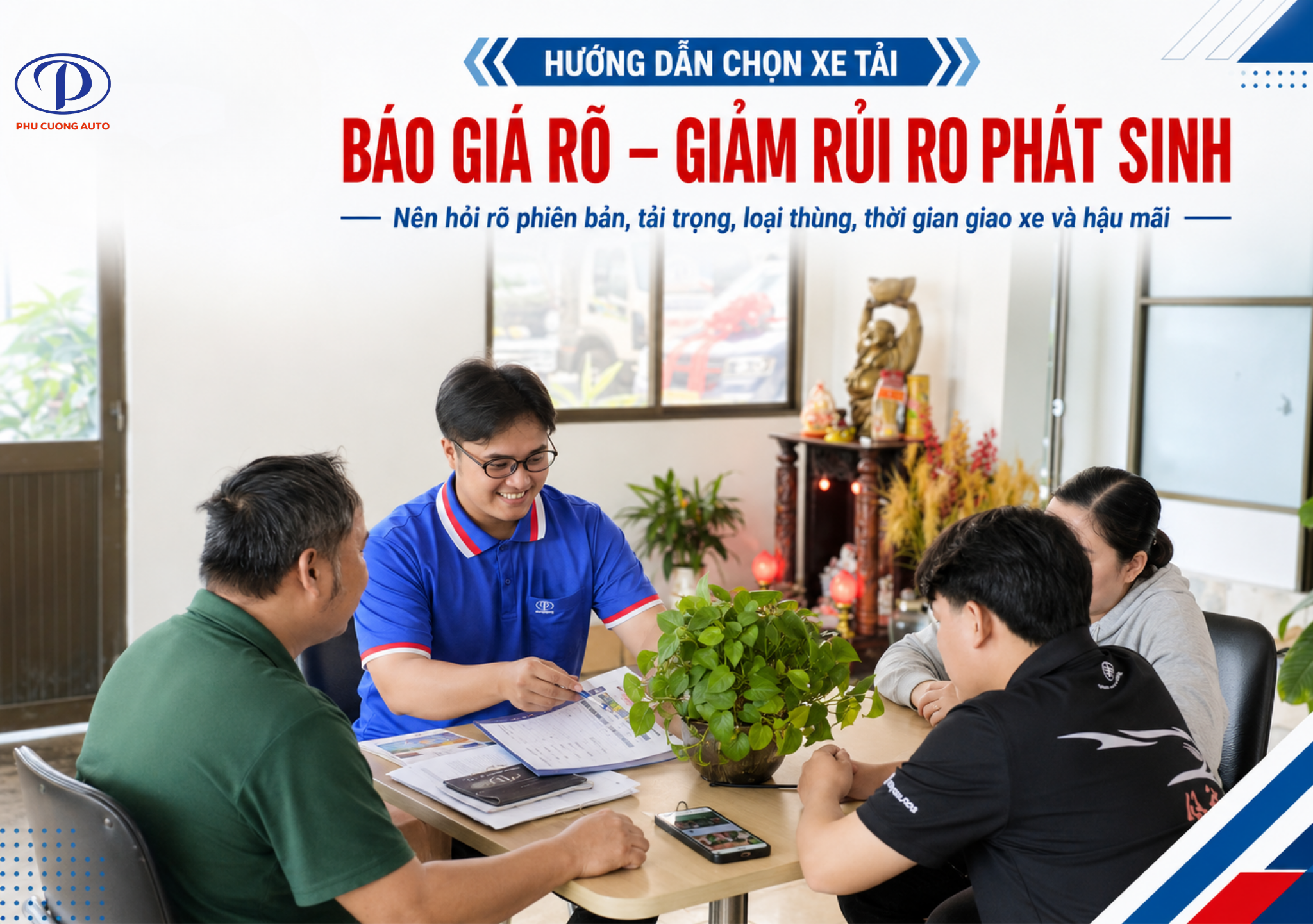 Đại lý xe tải Tiền Giang tư vấn khách hàng
