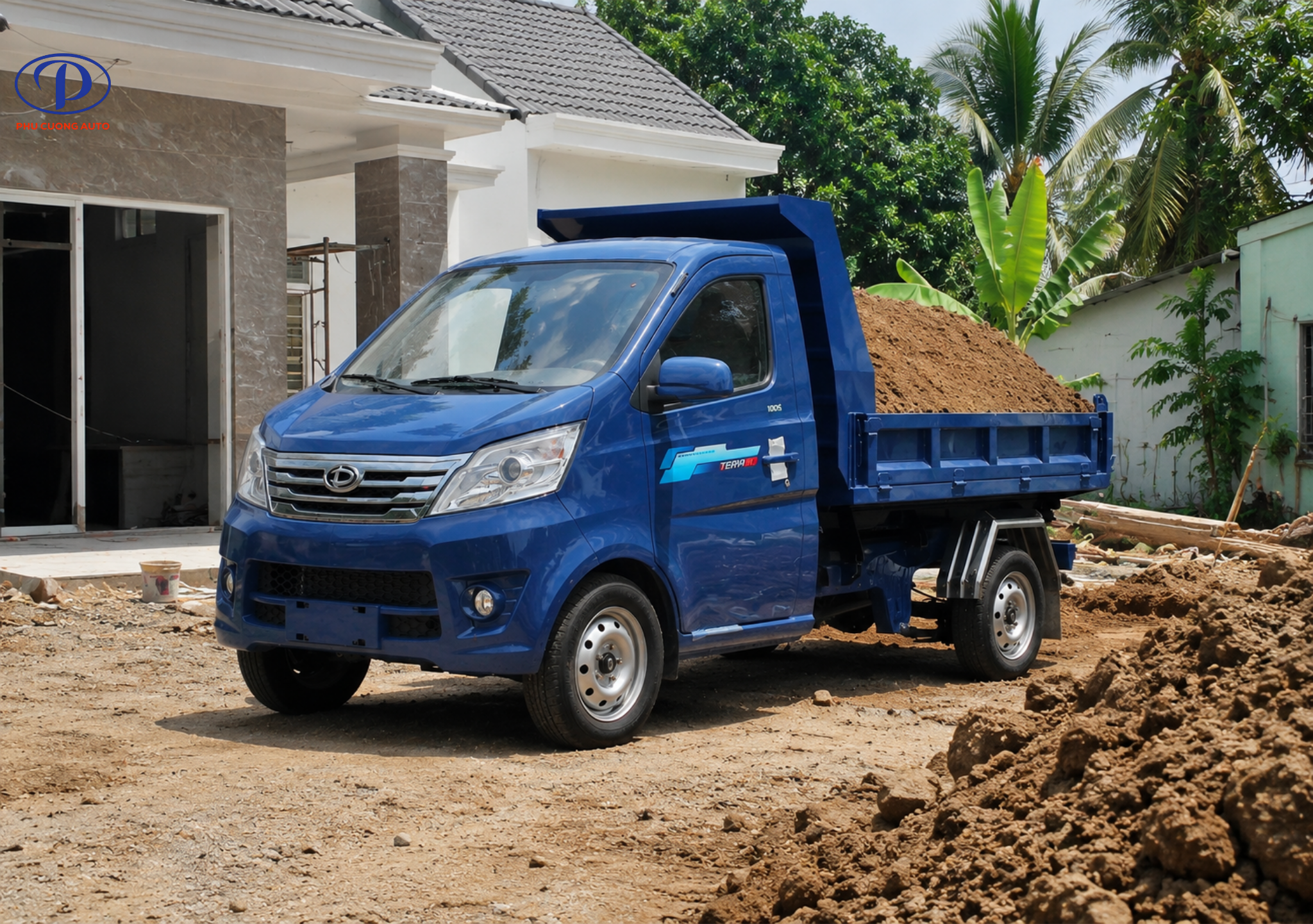 Teraco 100S Ben chở đất trồng