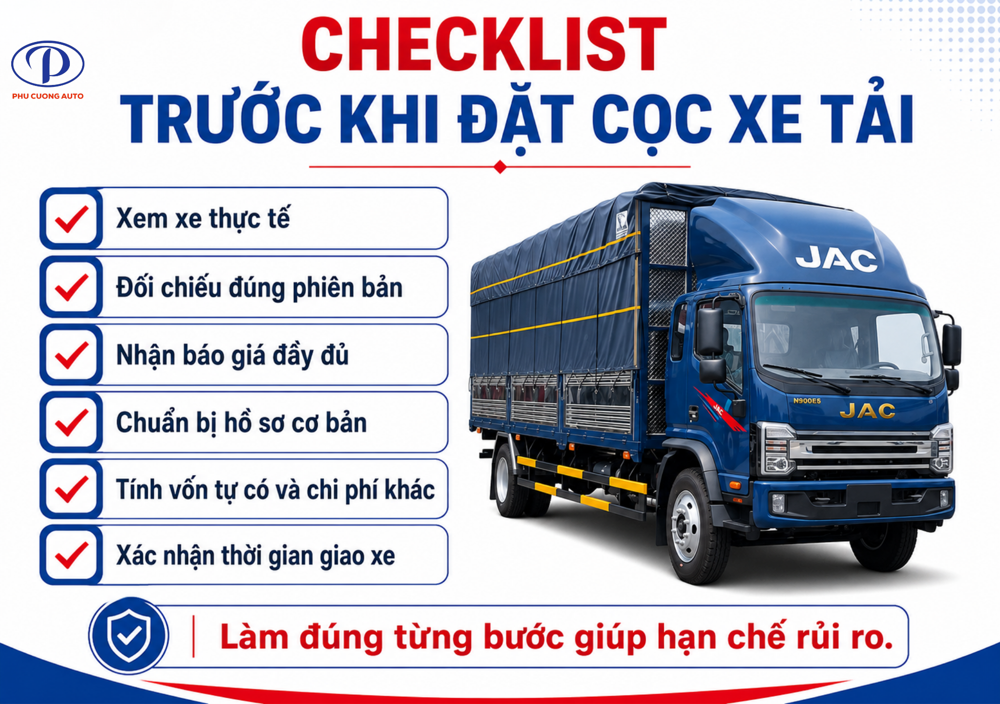 Sai lầm khi mua xe tải lần đầu