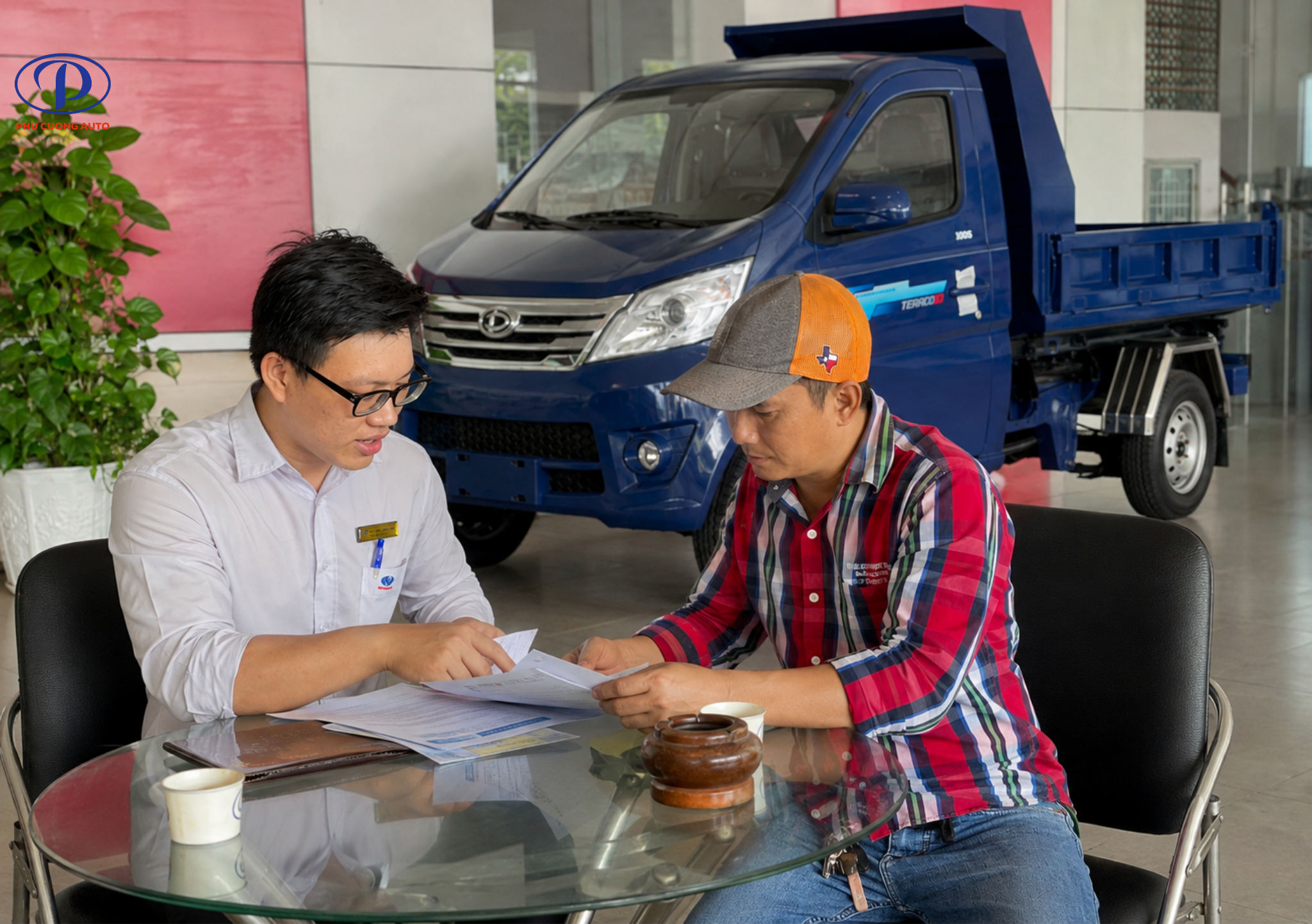 Tư vấn mua Teraco 100S Ben trả góp