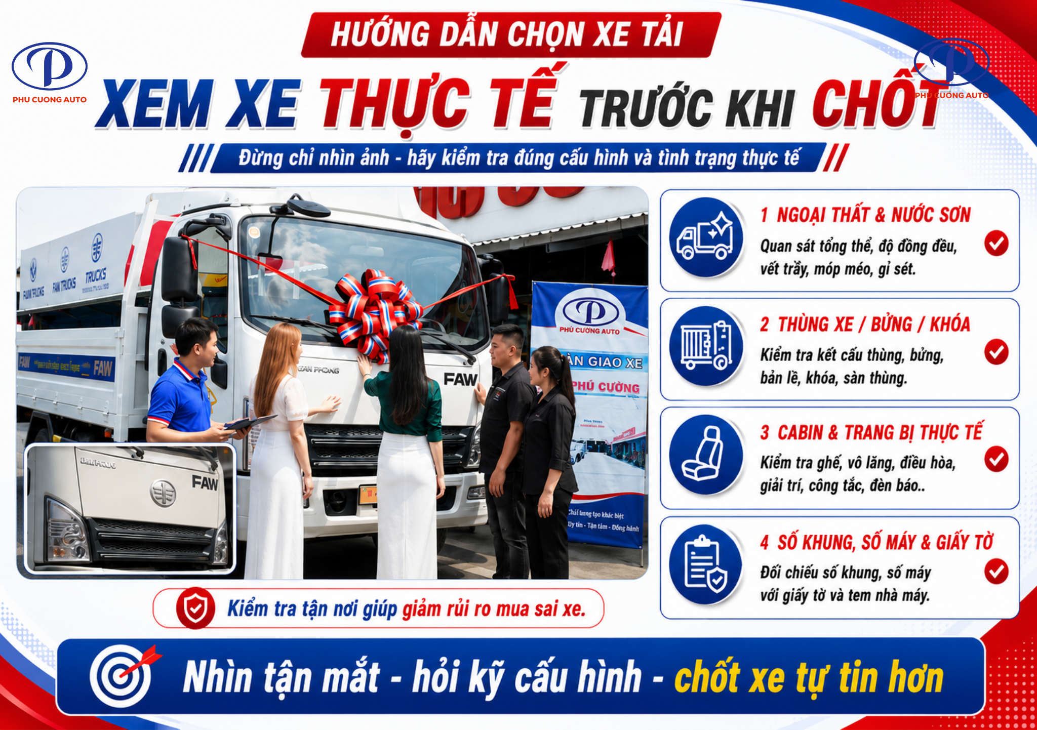 Kinh nghiệm chọn xe tải phù hợp khi mua lần đầu
