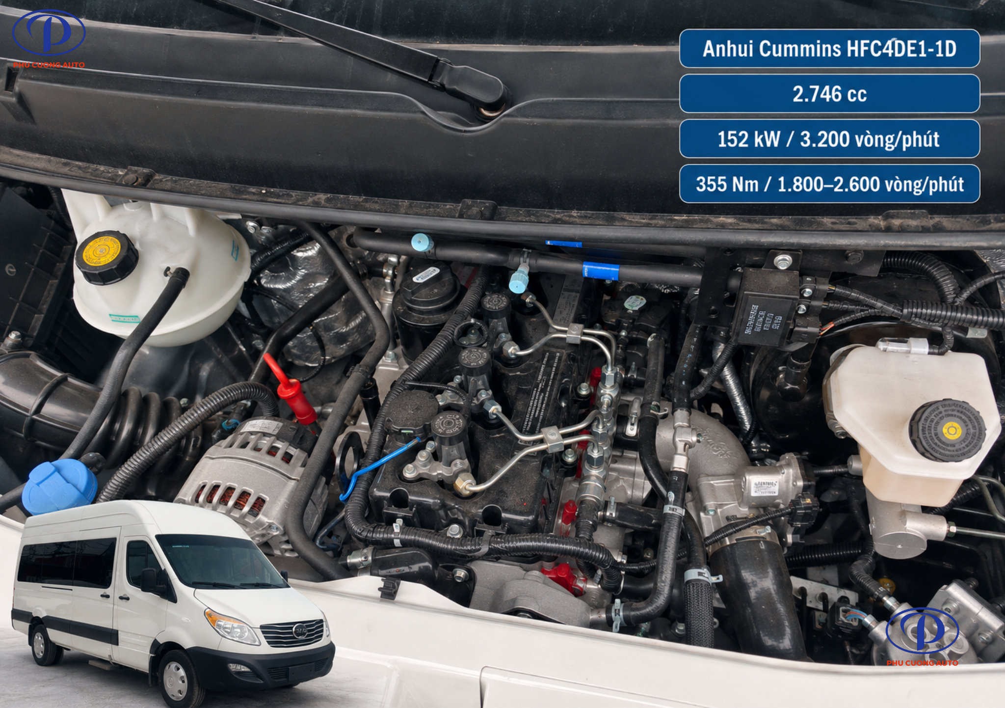 động cơ Cummins JAC Sunray V16 E5