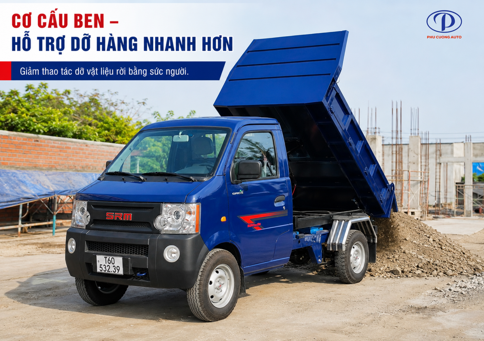 cơ cấu ben xe SRM K990