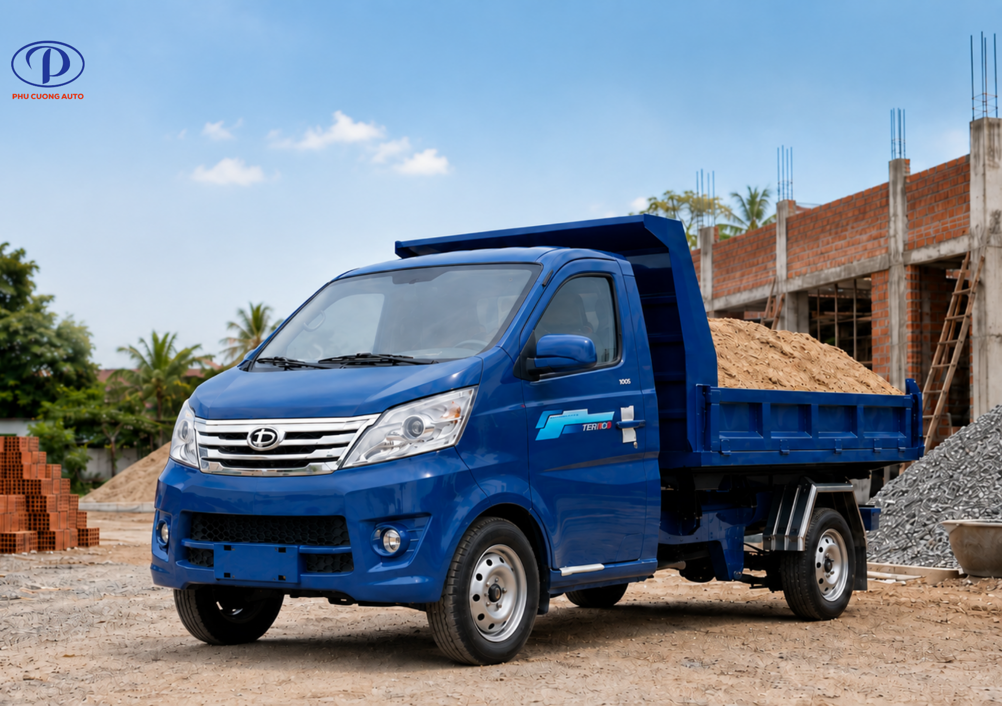 Toàn cảnh xe tải Teraco 100S Ben