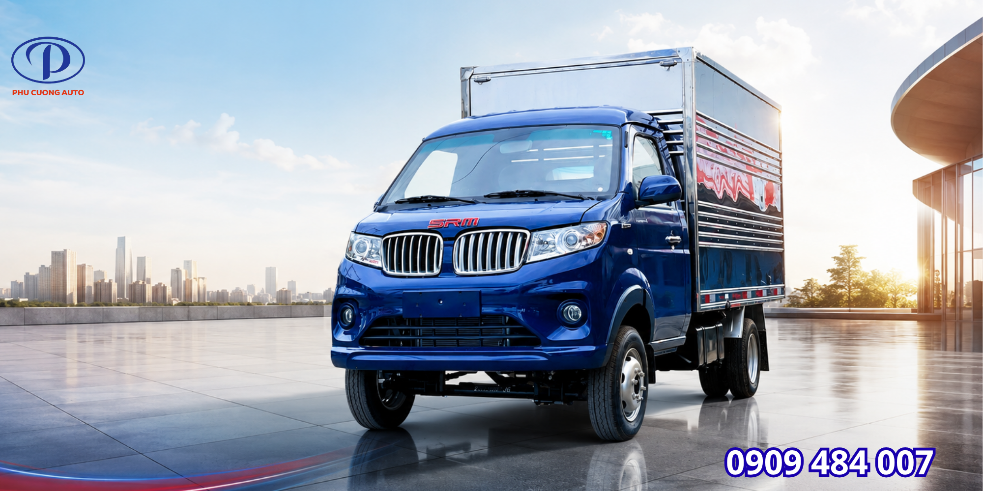 Xe tải SRM S1 thùng kín 1.495kg – Giải pháp vận tải an toàn và hiệu quả