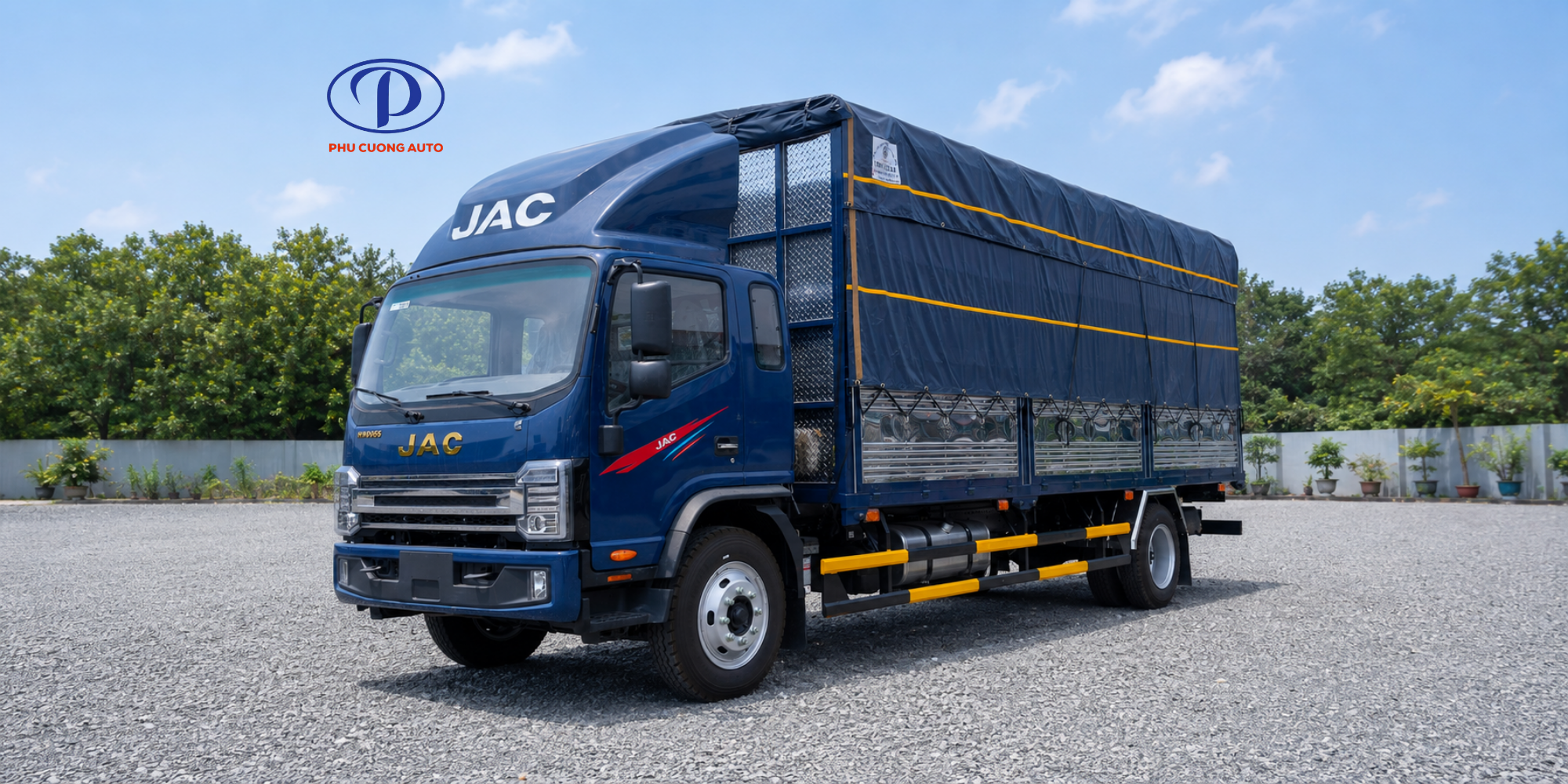 XE TẢI JAC N900 THÙNG BẠT | ĐỘNG CƠ CUMMINS BỀN BỈ