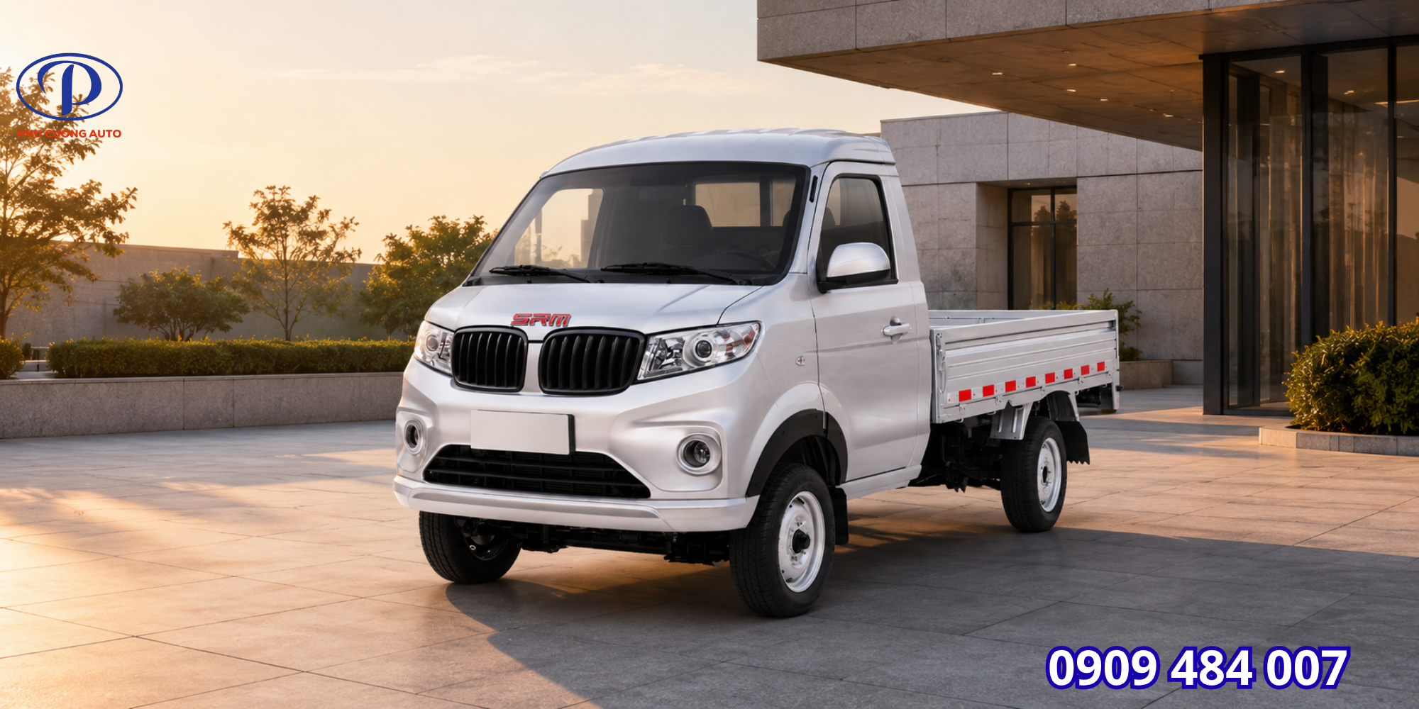 Xe tải SRM T35 thùng lửng 990kg – Giải pháp vận tải linh hoạt