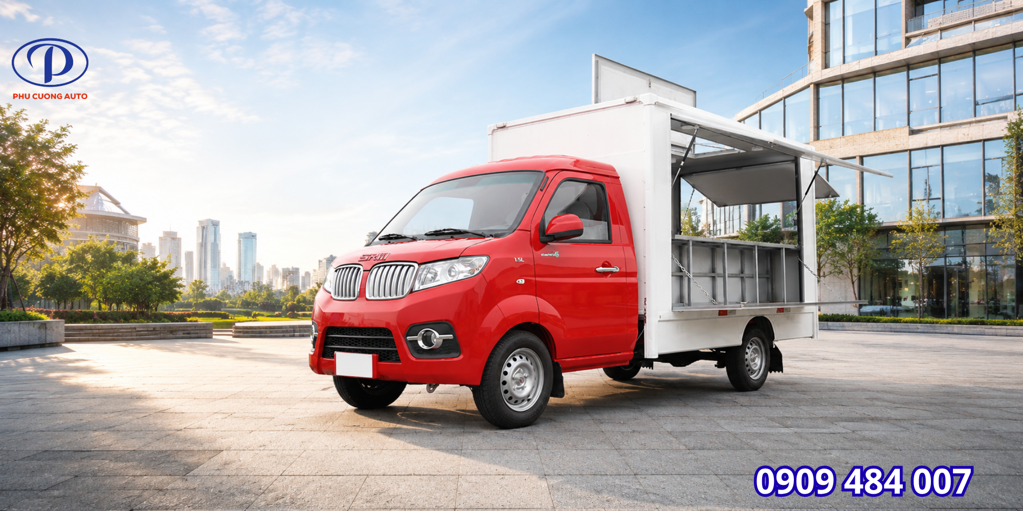 XE TẢI SRM T30i BÁN HÀNG LƯU ĐỘNG – KI-ỐT DI ĐỘNG ĐỜI MỚI
