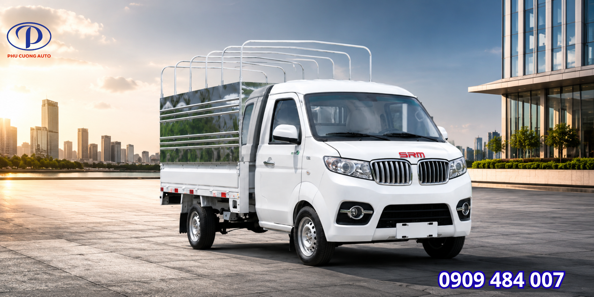 Xe tải SRM T30i thùng bạt 930kg – Giải pháp vận tải linh hoạt