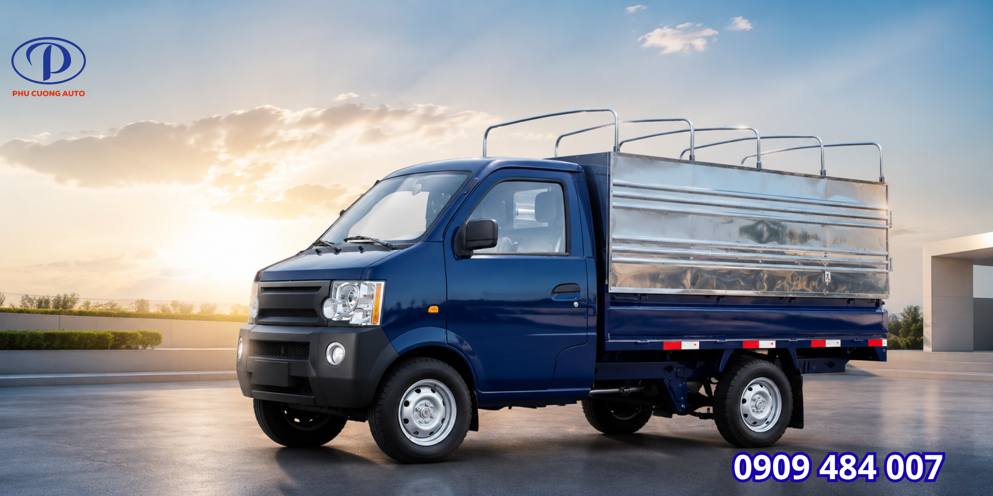 XE TẢI SRM K990 THÙNG BẠT 990KG | TIẾT KIỆM, MAU THU HỒI VỐN