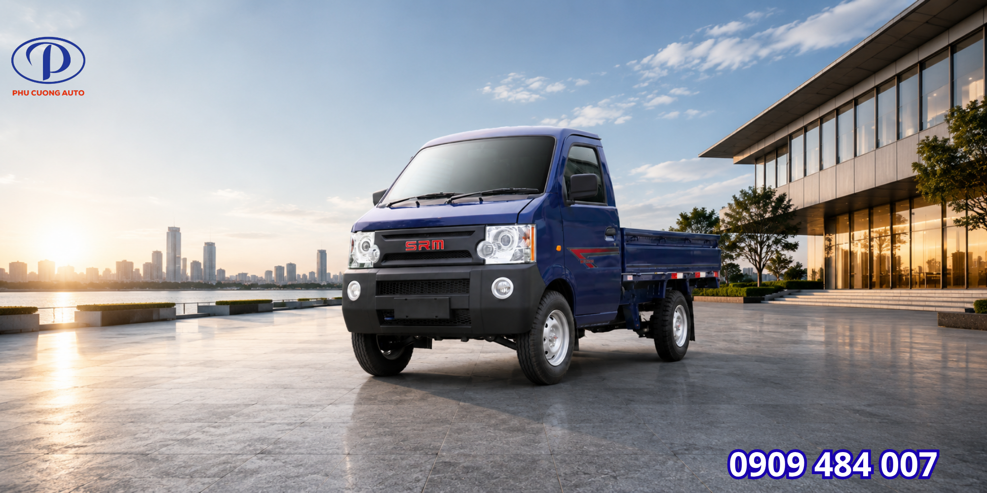 XE TẢI SRM K990 THÙNG LỬNG 1.150KG | NHỎ GỌN, VÀO HẺM LINH HOẠT