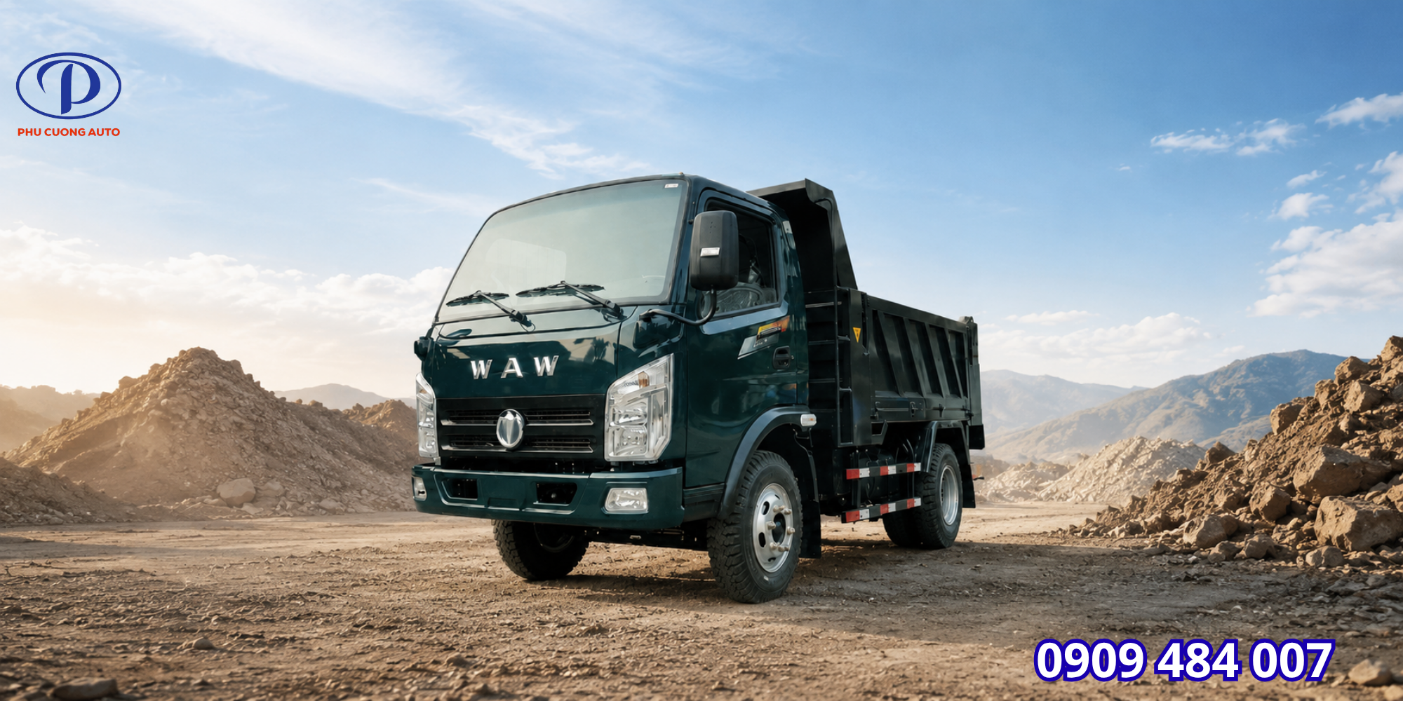 XE BEN WAW 4.98 TẤN | CHIẾN BINH CHỞ VẬT LIỆU XÂY DỰNG